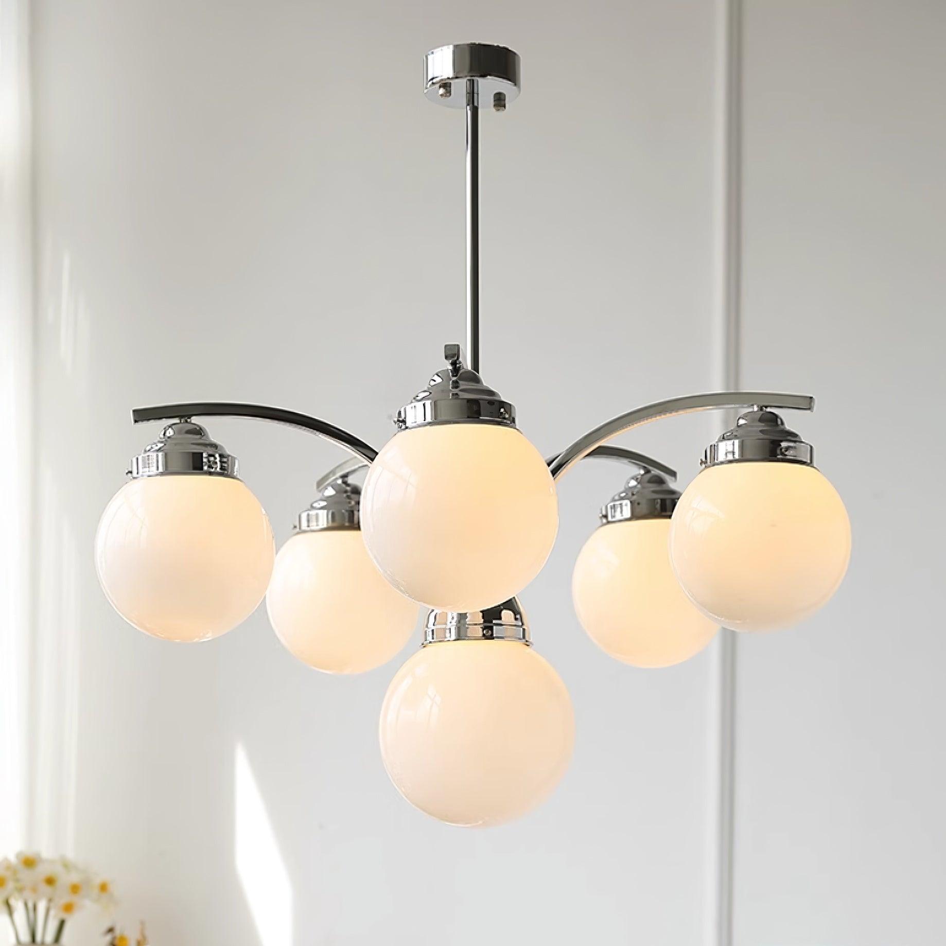 Lustra Eleganter Kronleuchter aus Rosa Glas-Letslighting