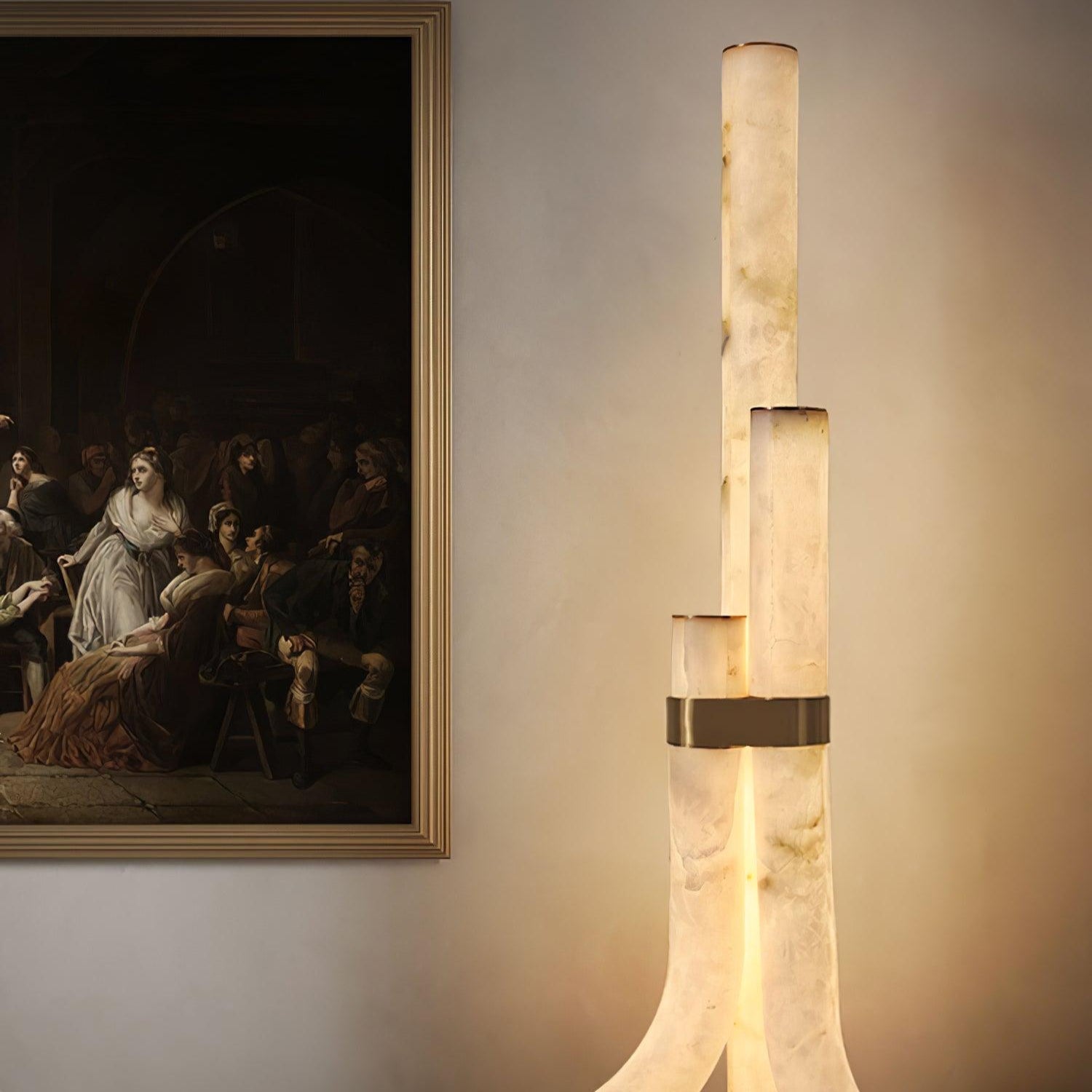 Orion Alabaster Floor Lamp - Neutralighting