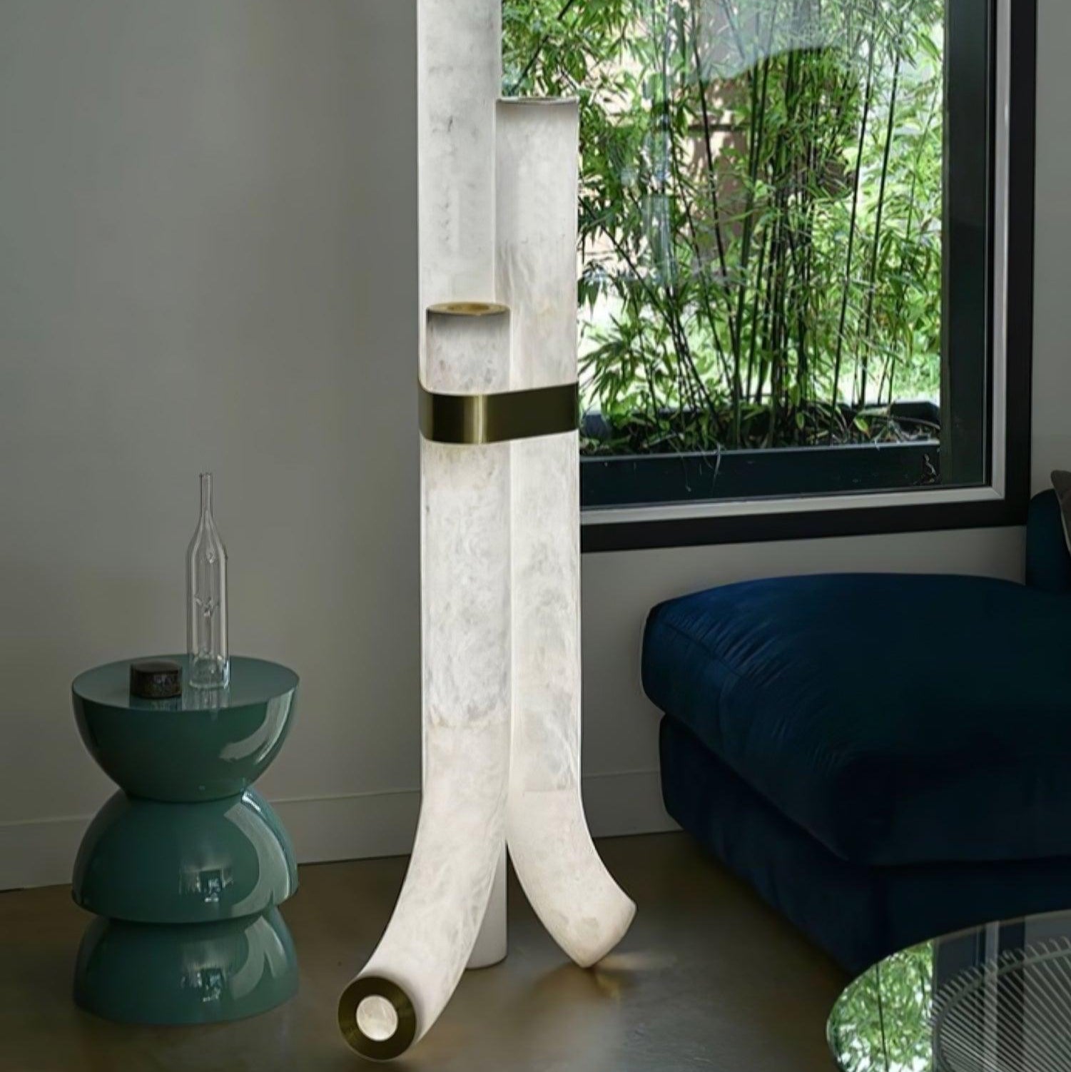 Orion Alabaster Floor Lamp - Neutralighting