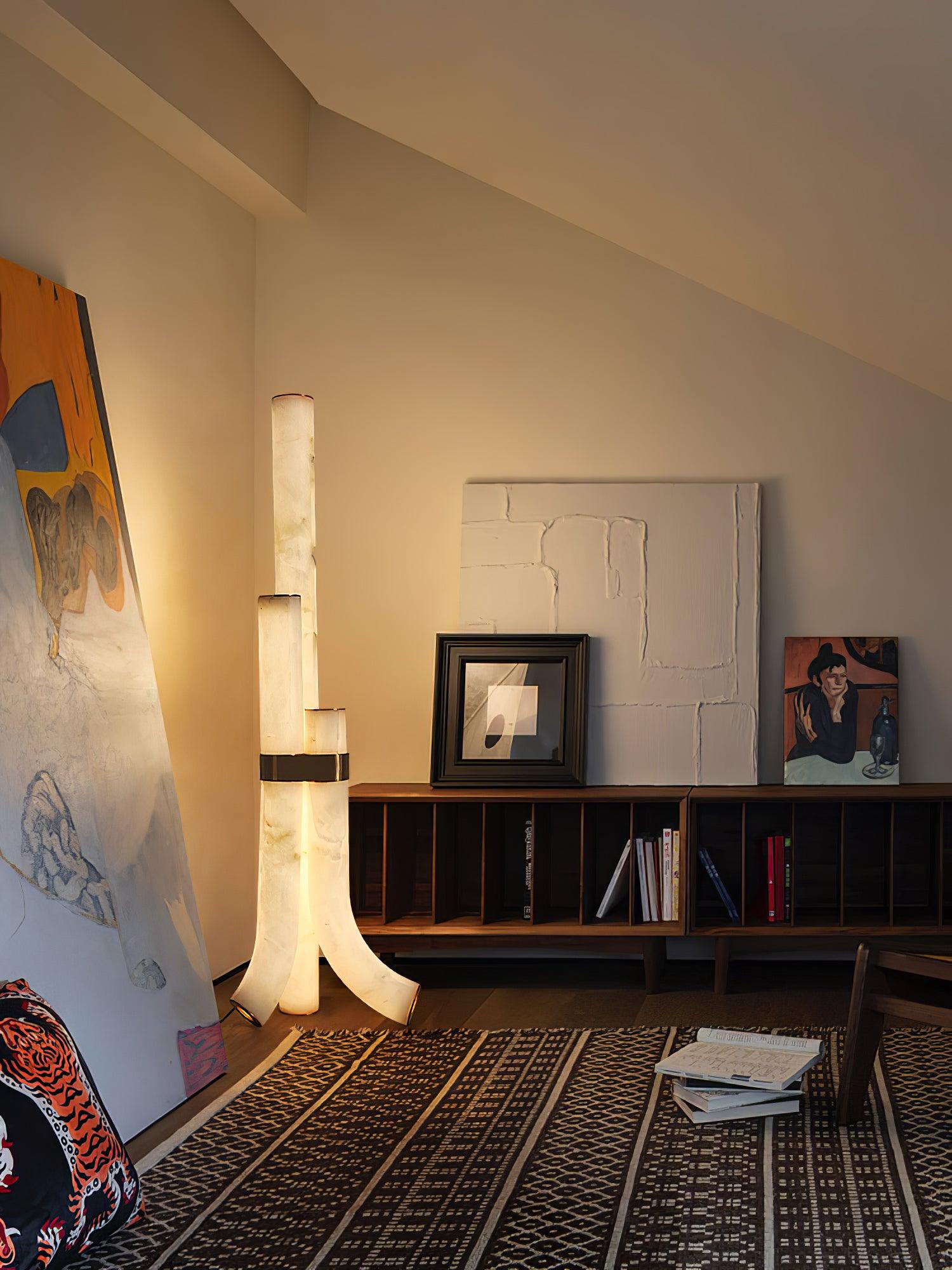 Orion Alabaster Floor Lamp - Neutralighting