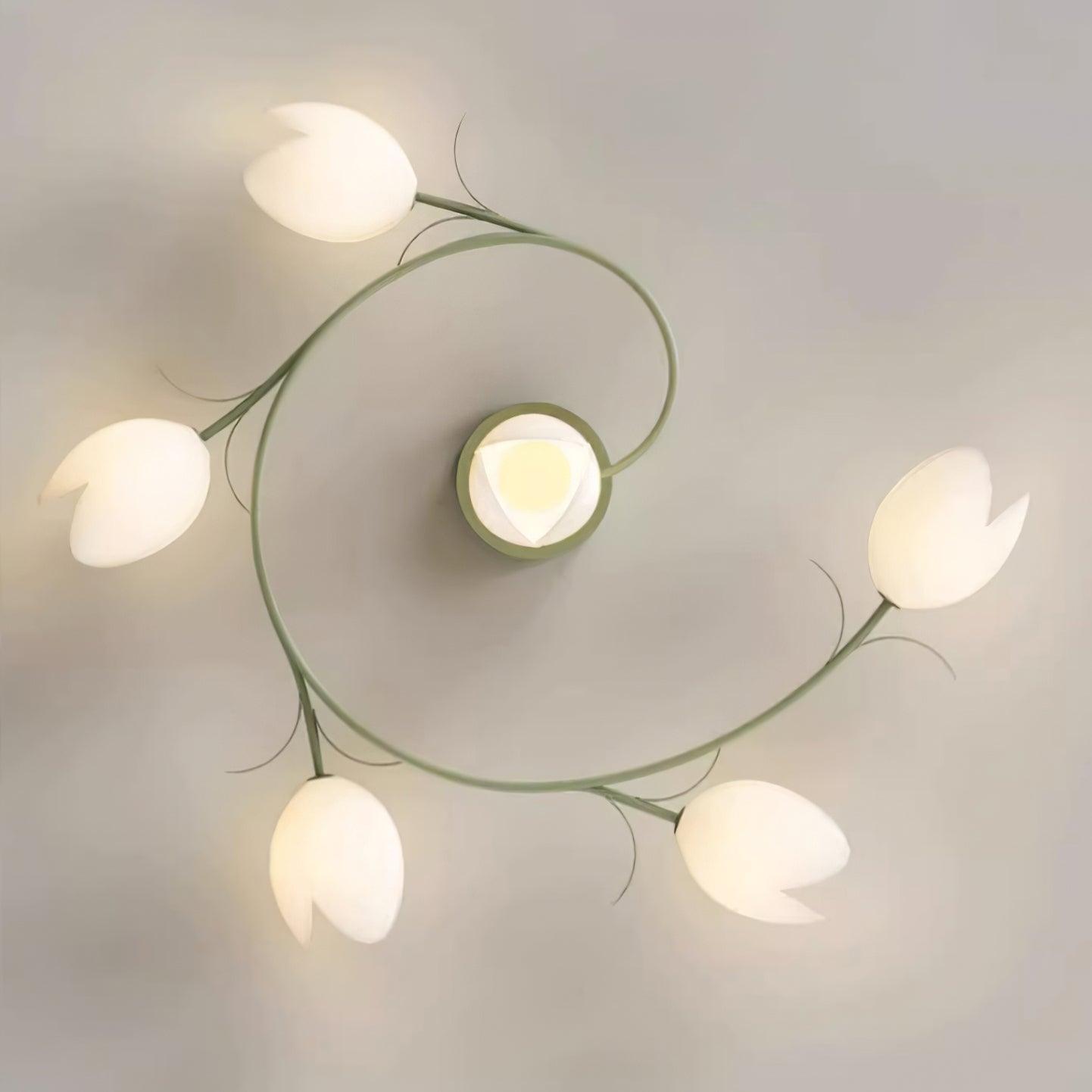 Iris 6-Light Tulip Ceiling Light - Letslighting