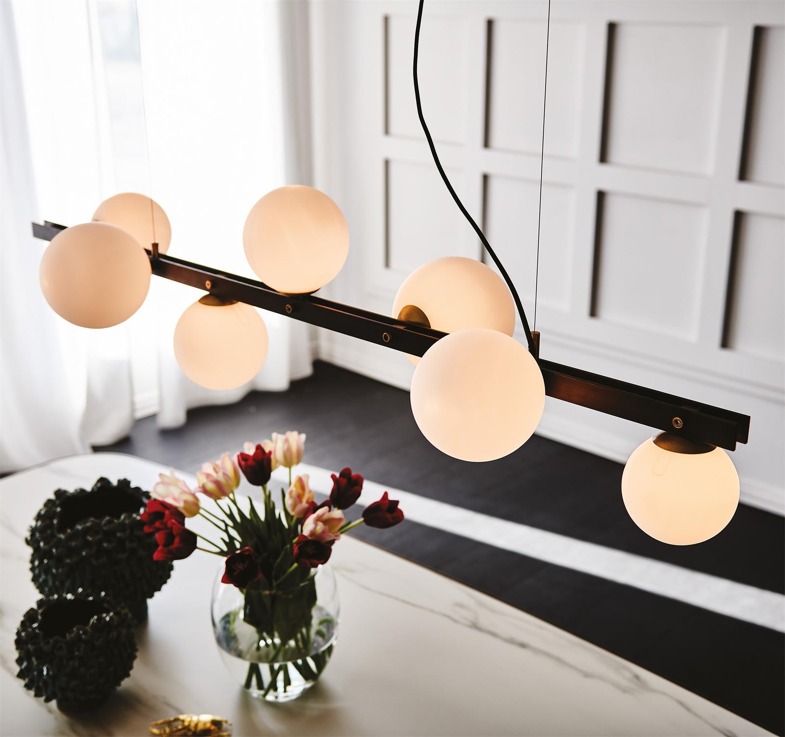 Lyra Moderne Pendelleuchte aus Glas-Letslighting