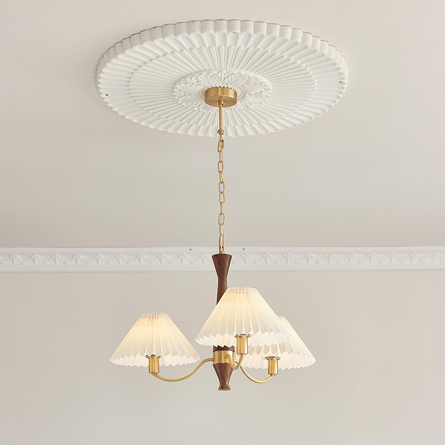Pleated Chandelier - Blowlighting
