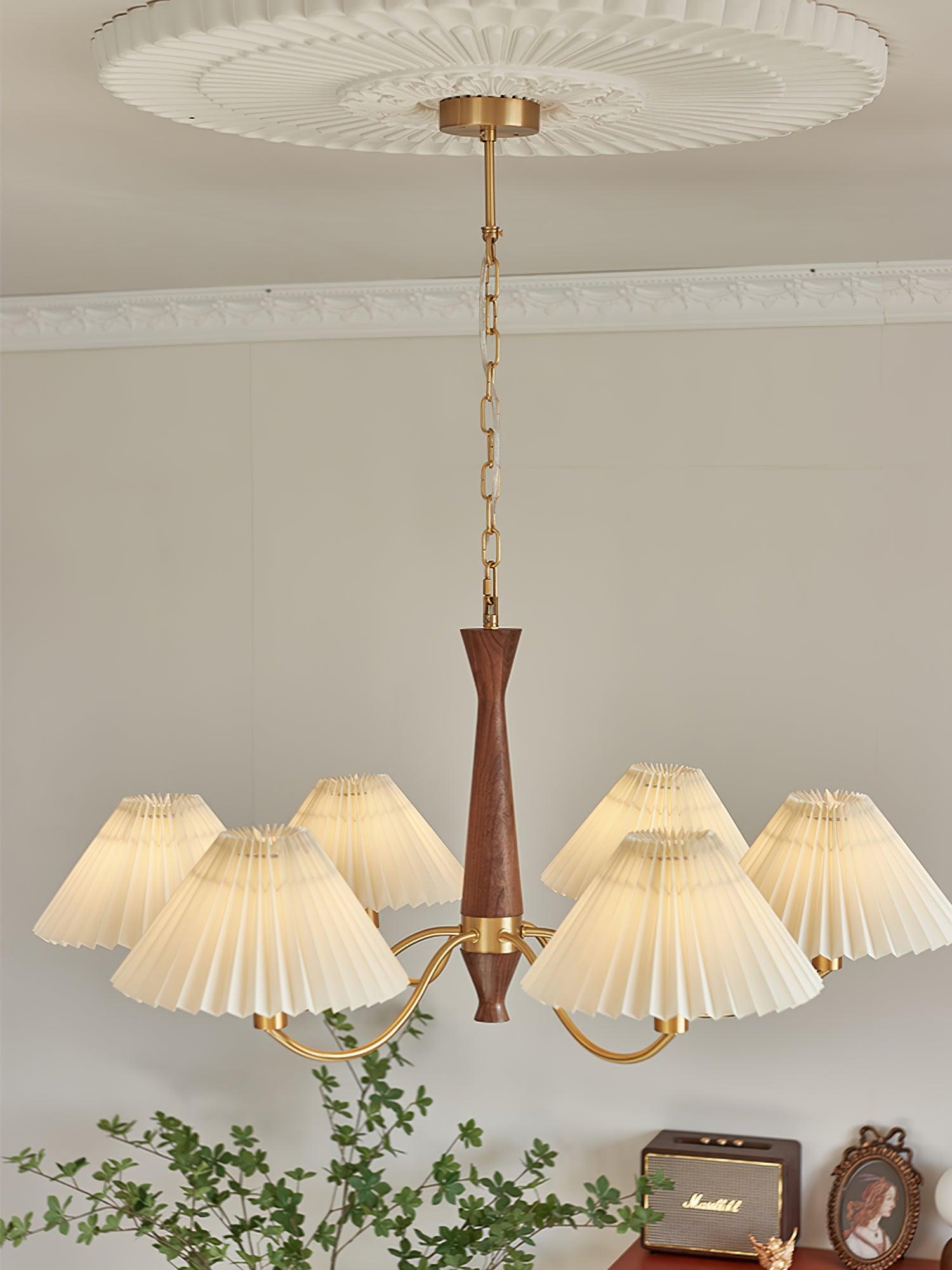 Pleated Chandelier - Blowlighting