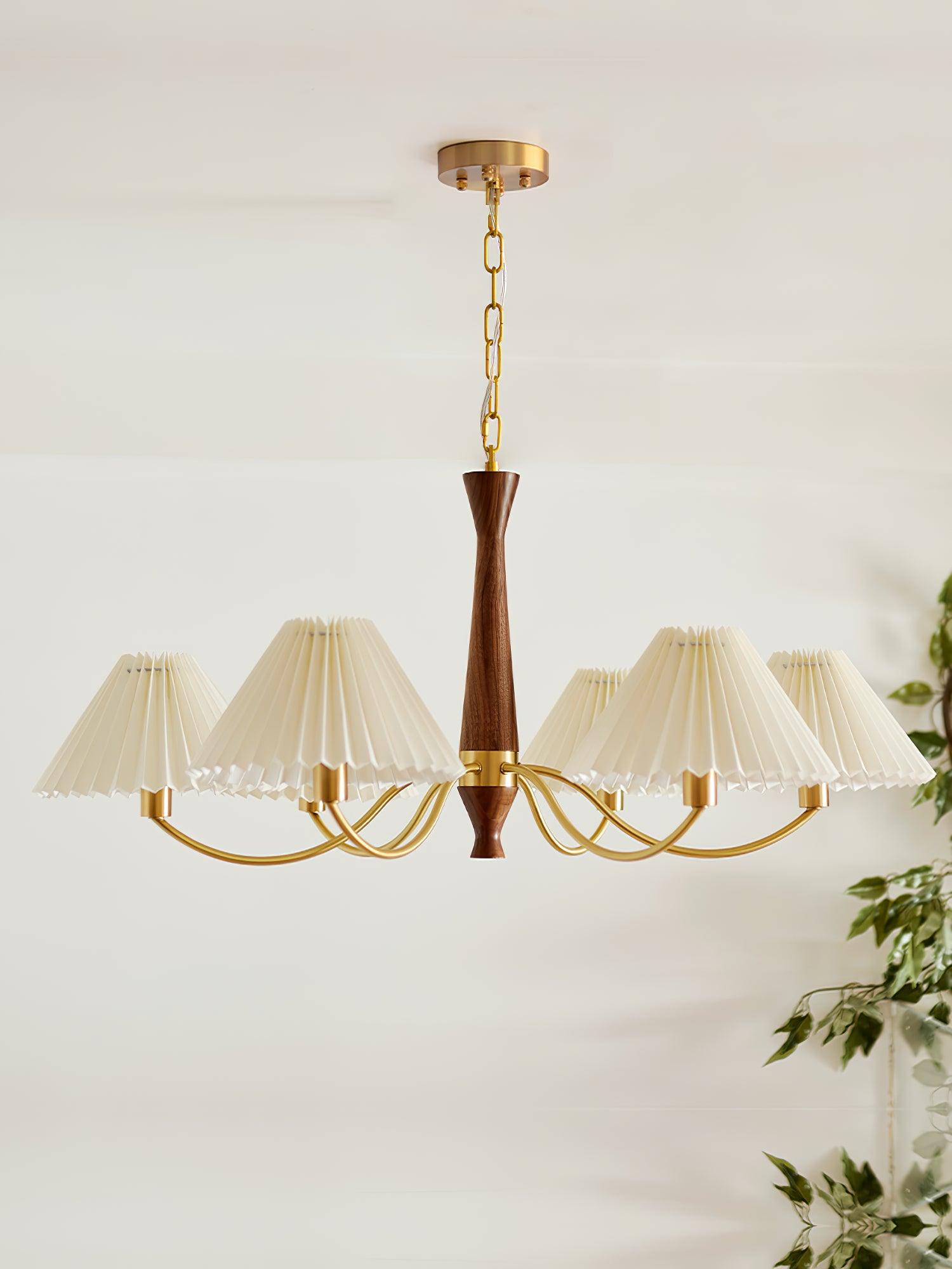 Pleated Chandelier - Blowlighting