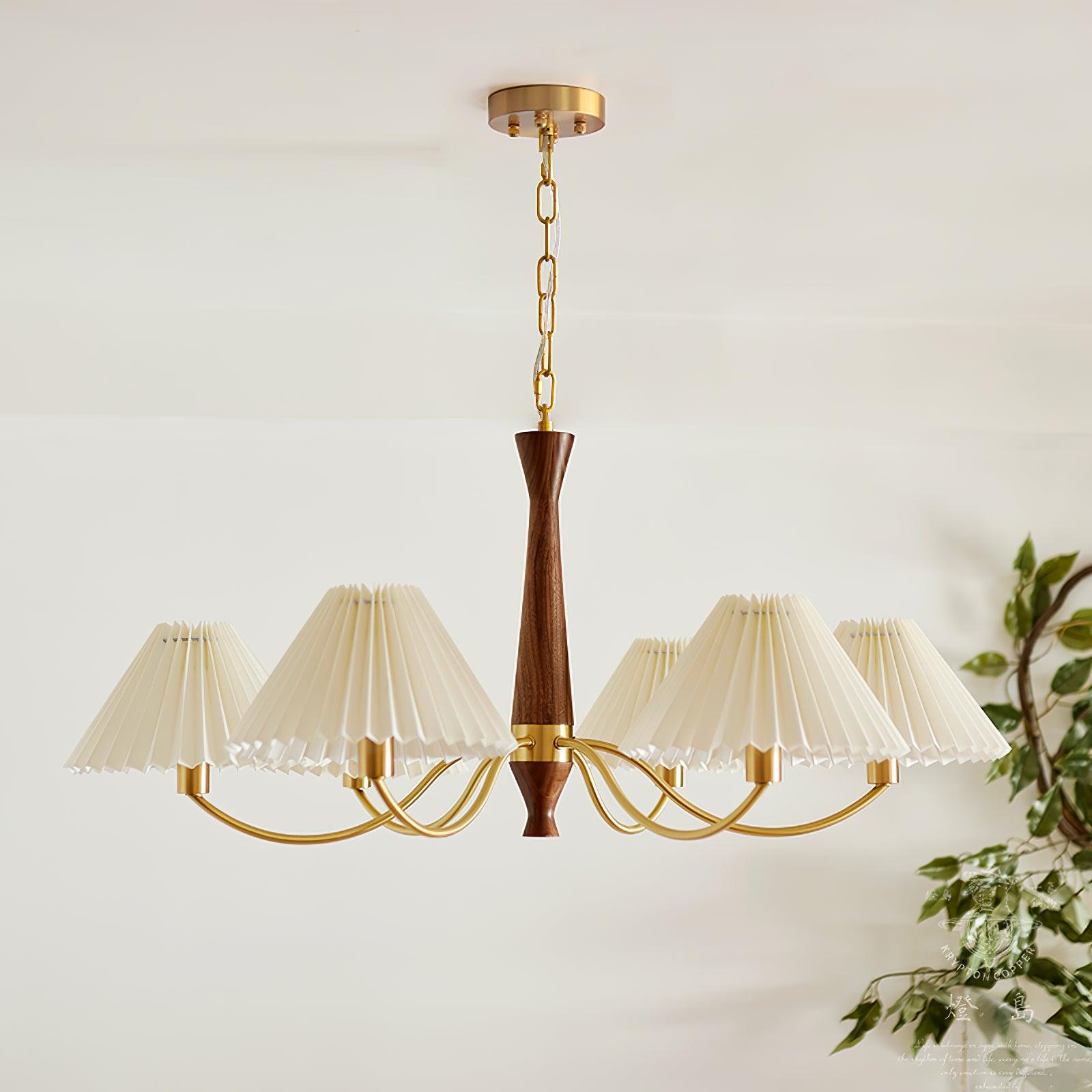 Pleated Chandelier - Blowlighting