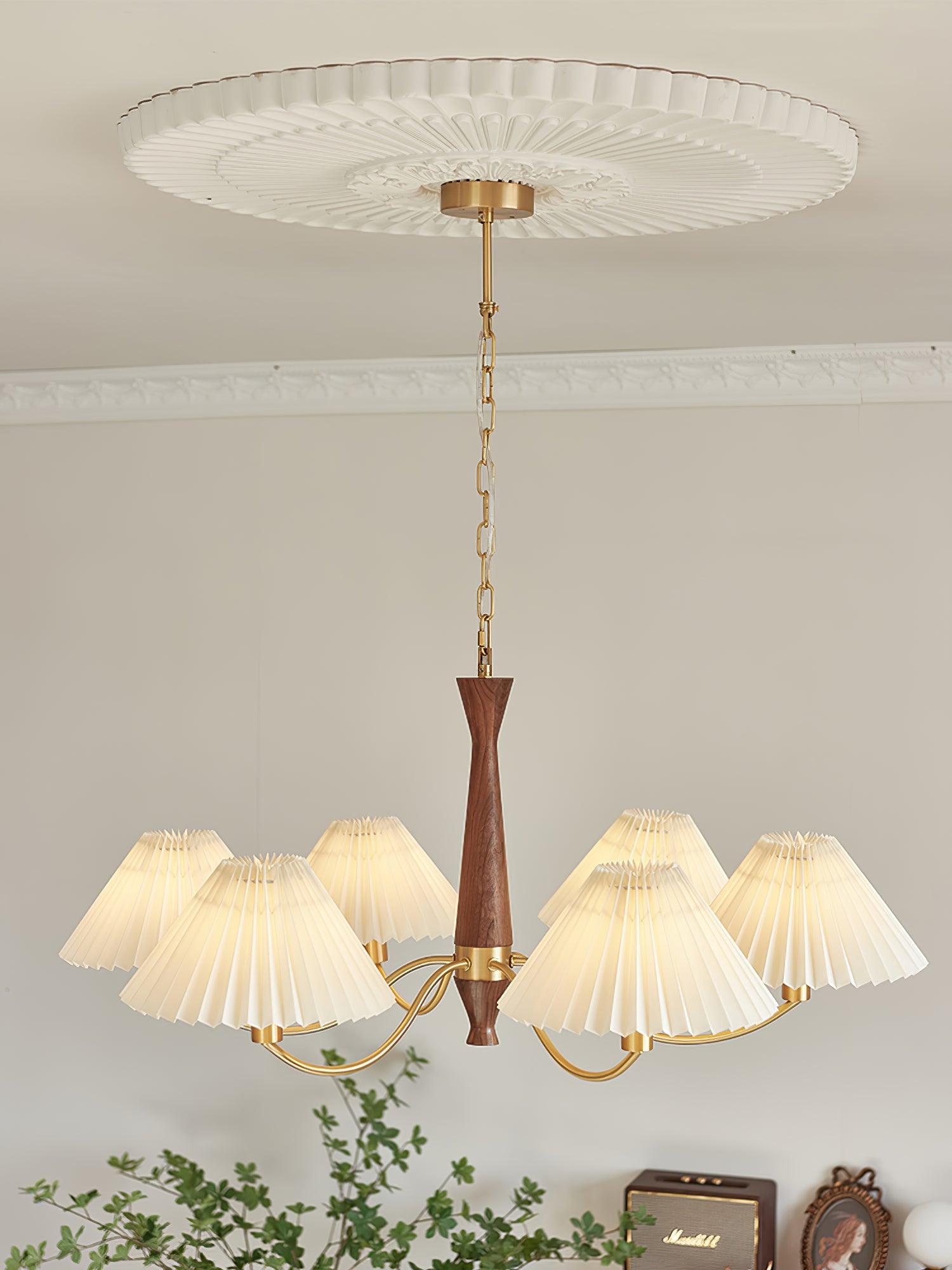 Pleated Chandelier - Blowlighting