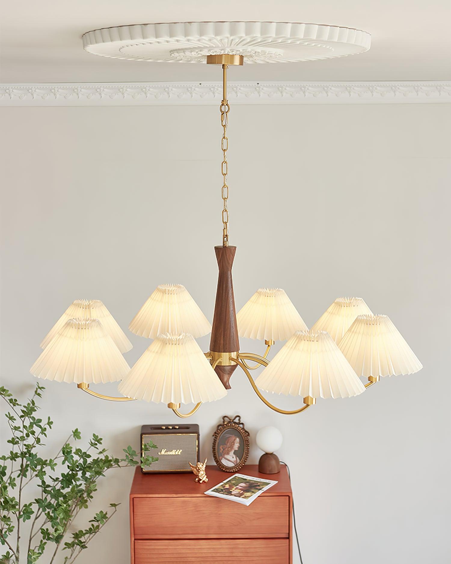 Pleated Chandelier - Blowlighting