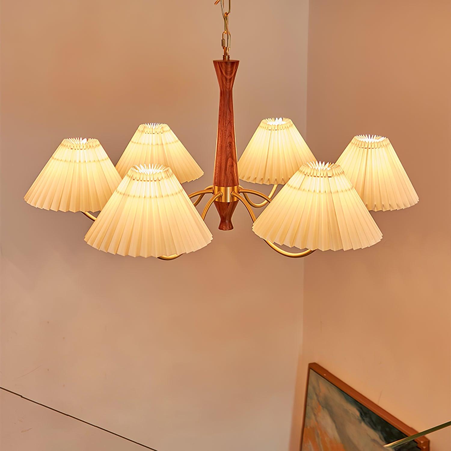 Pleated Chandelier - Blowlighting