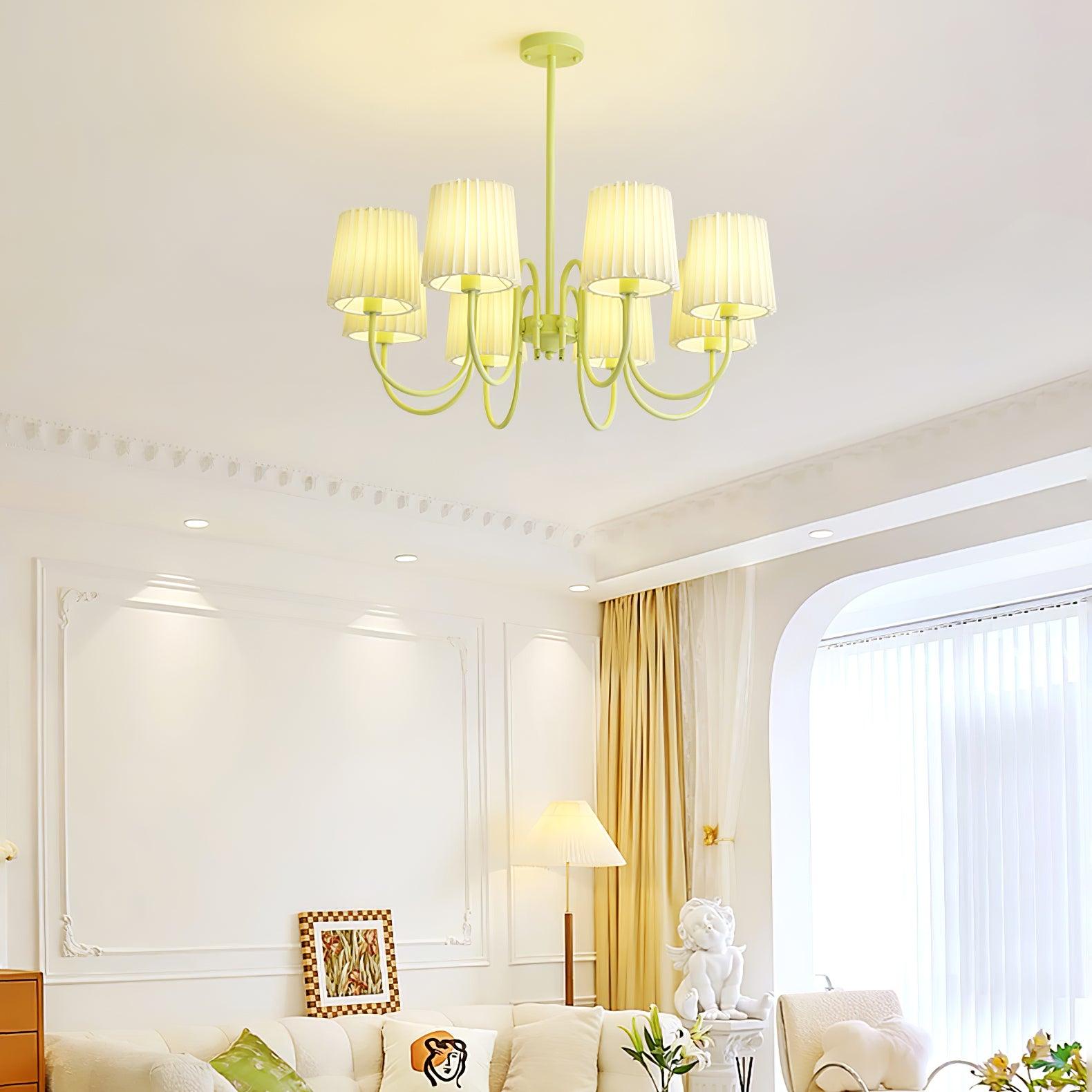 Isolora Eleganter Moderner Stoffkronleuchter-Letslighting