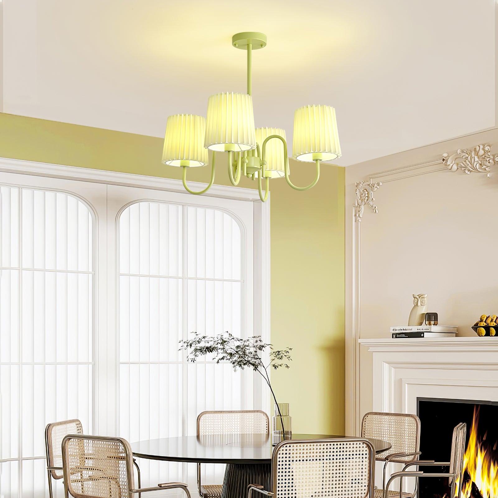 Isolora Eleganter Moderner Stoffkronleuchter-Letslighting