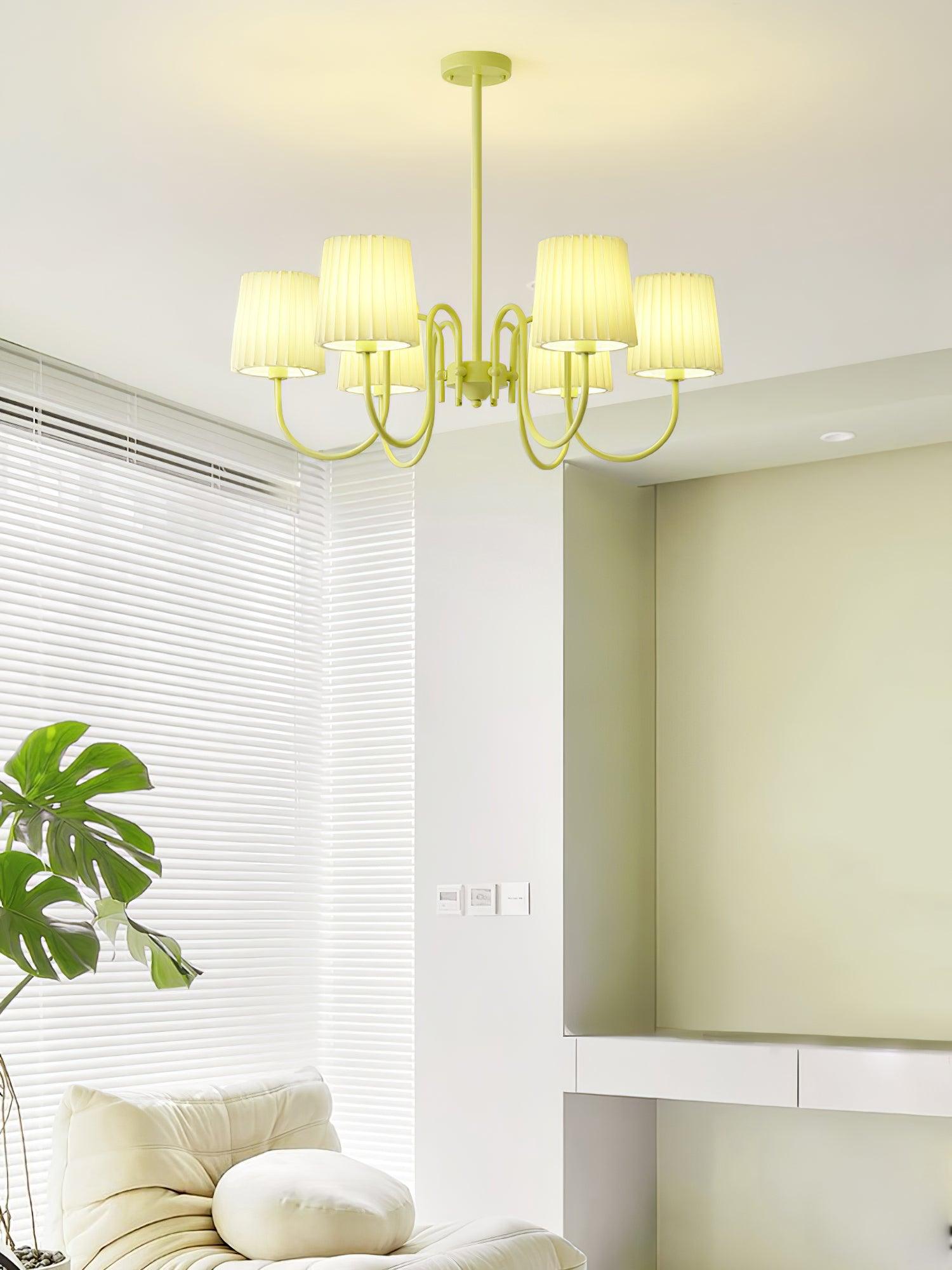 Isolora Eleganter Moderner Stoffkronleuchter-Letslighting