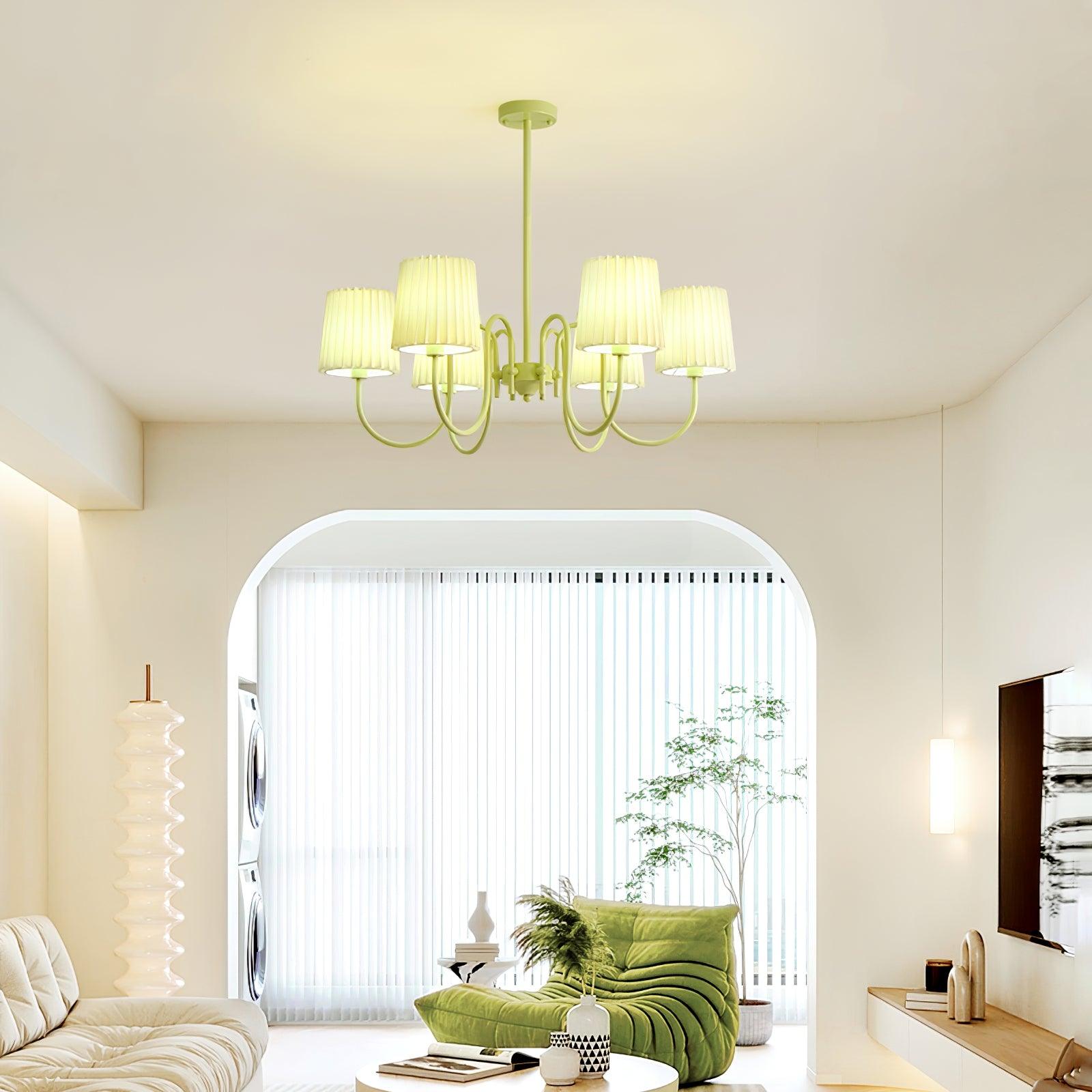 Isolora Eleganter Moderner Stoffkronleuchter-Letslighting