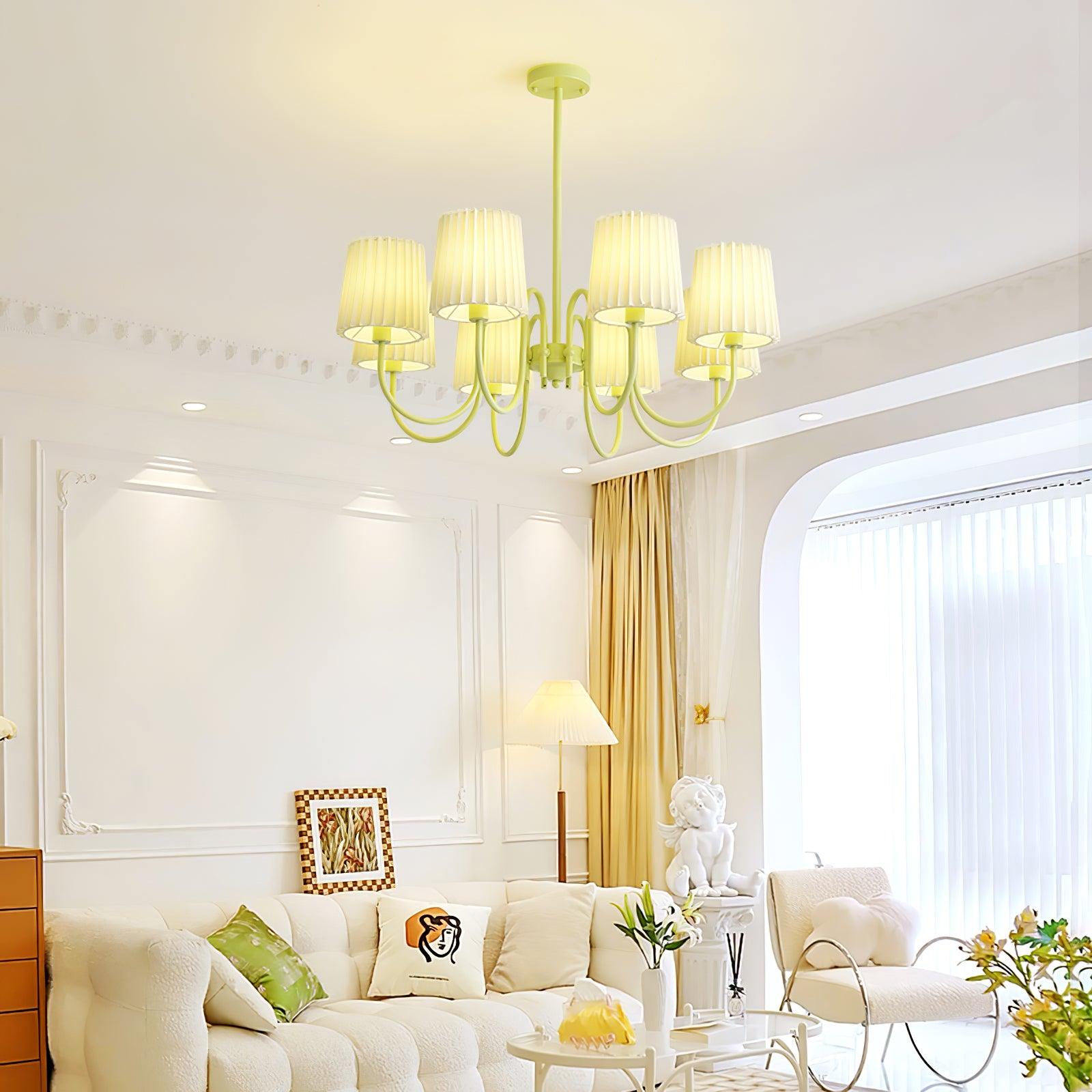 Isolora Eleganter Moderner Stoffkronleuchter-Letslighting