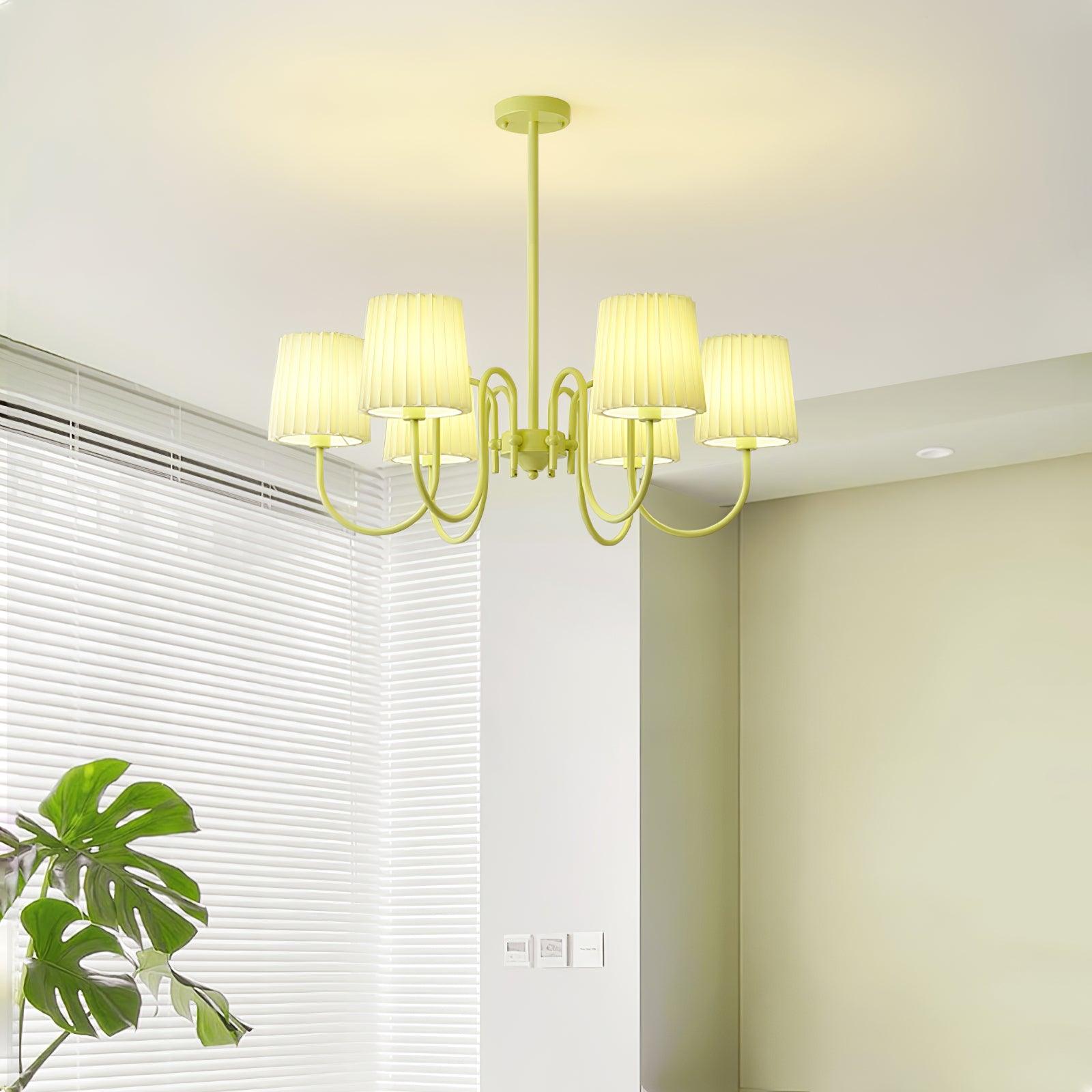 Isolora Eleganter Moderner Stoffkronleuchter-Letslighting