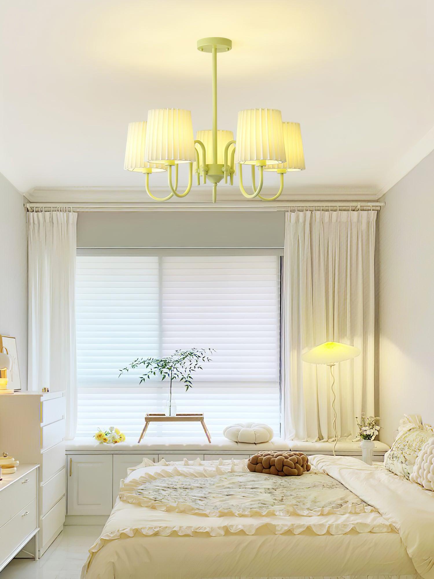 Isolora Eleganter Moderner Stoffkronleuchter-Letslighting