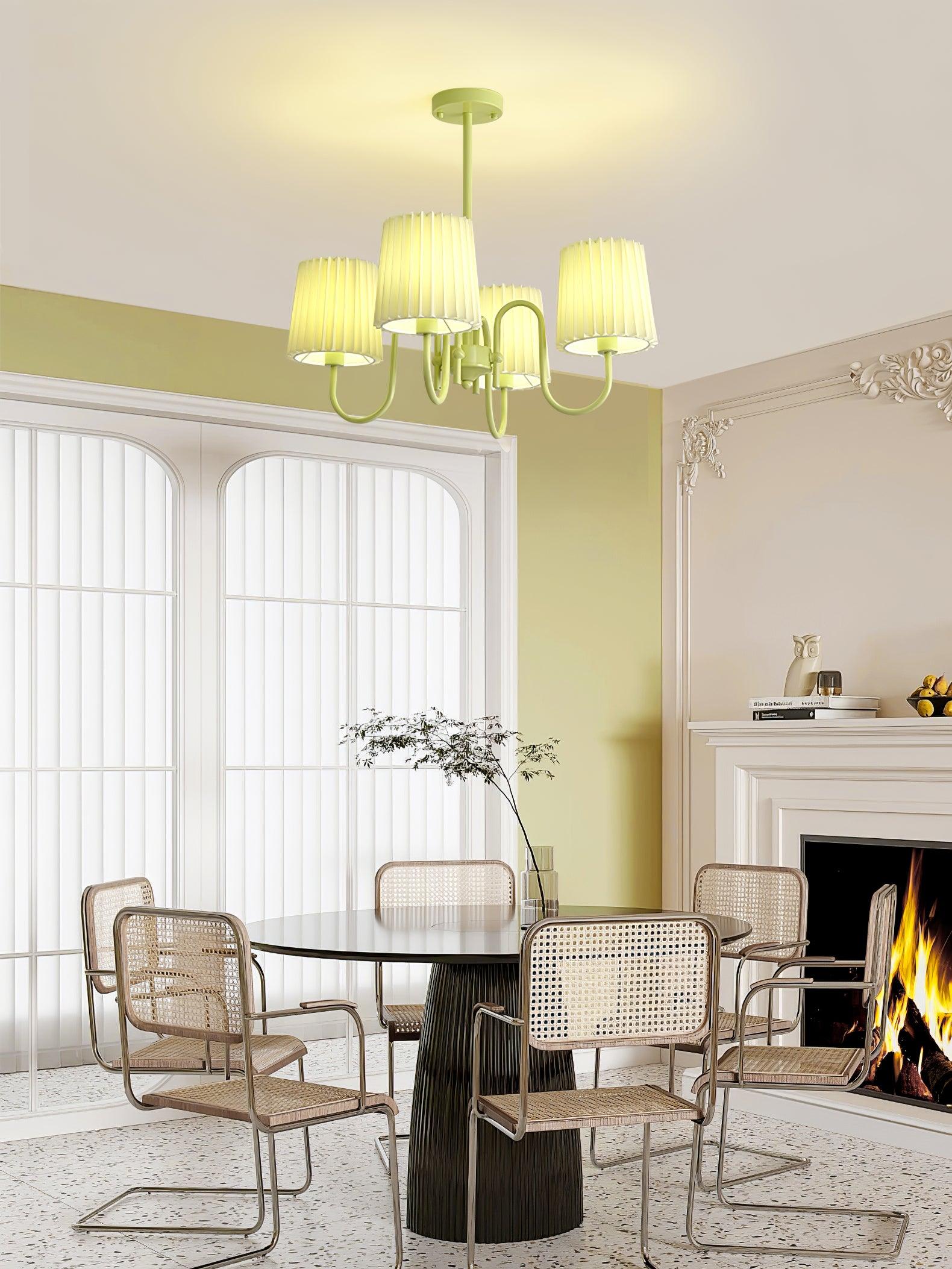 Isolora Eleganter Moderner Stoffkronleuchter-Letslighting
