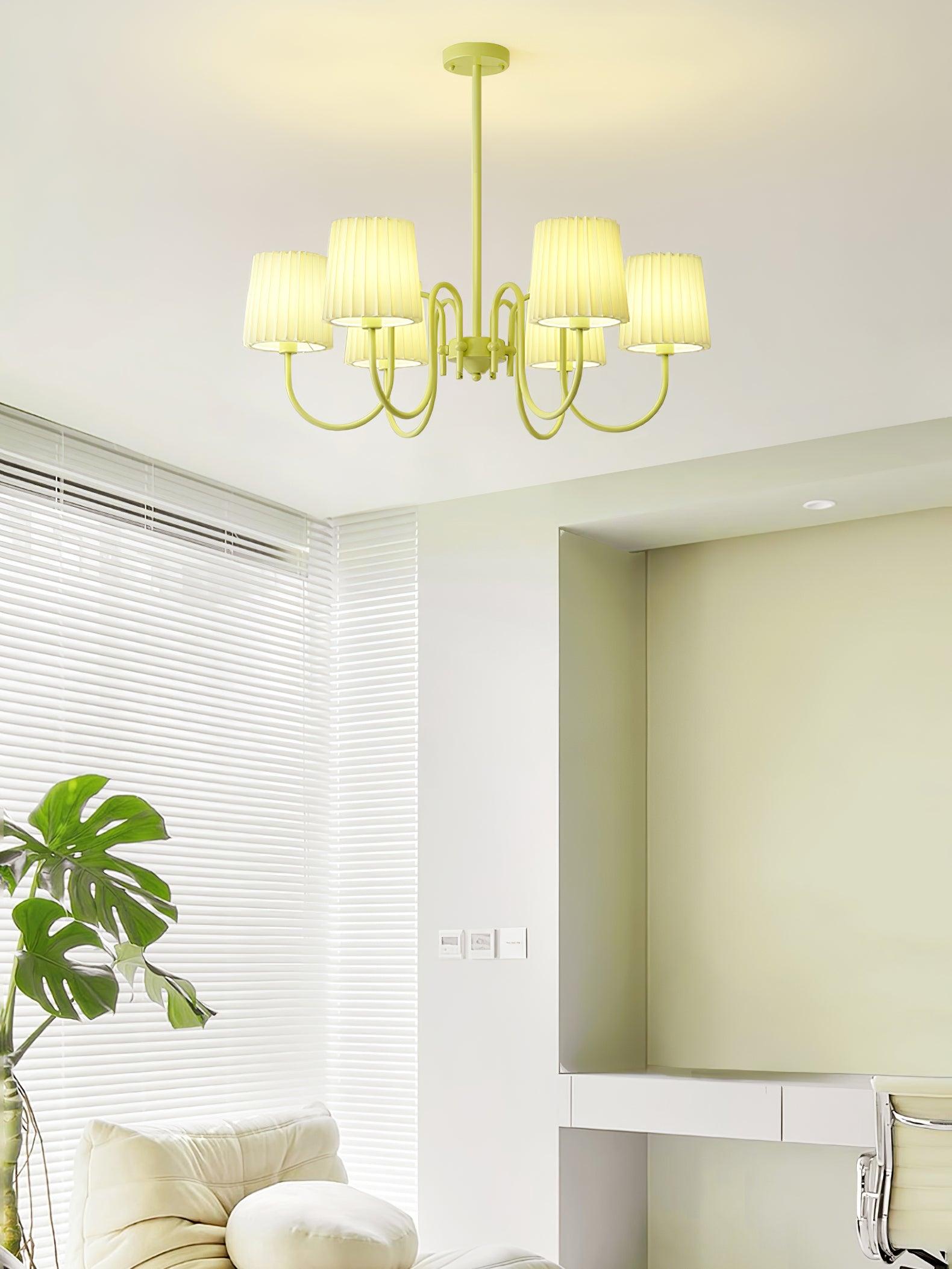 Isolora Eleganter Moderner Stoffkronleuchter-Letslighting
