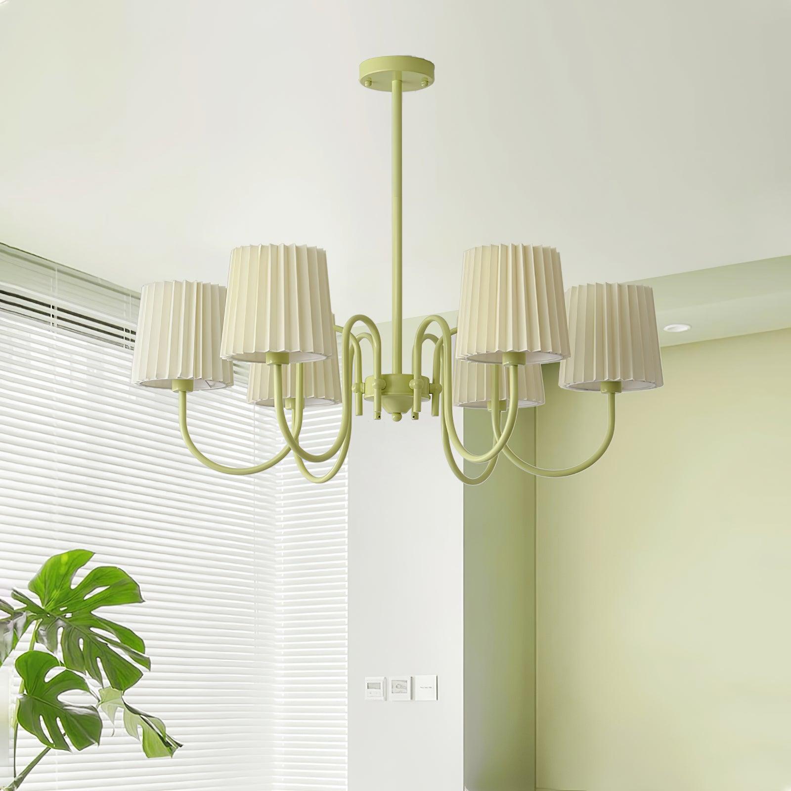 Isolora Eleganter Moderner Stoffkronleuchter-Letslighting