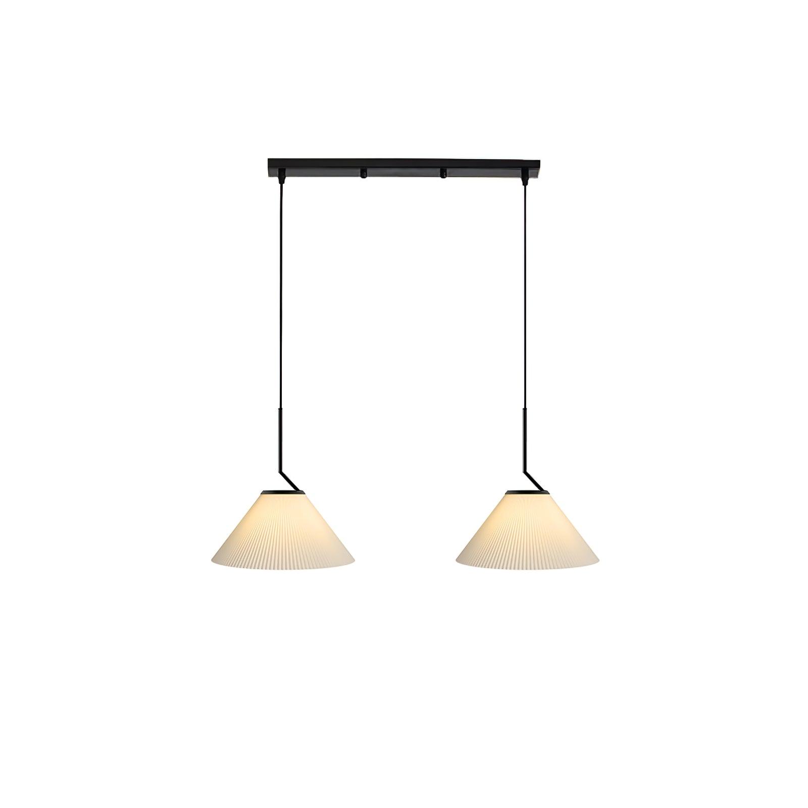 Zoravine Pleierte Stoff-Anhängerlampe-Letslighting