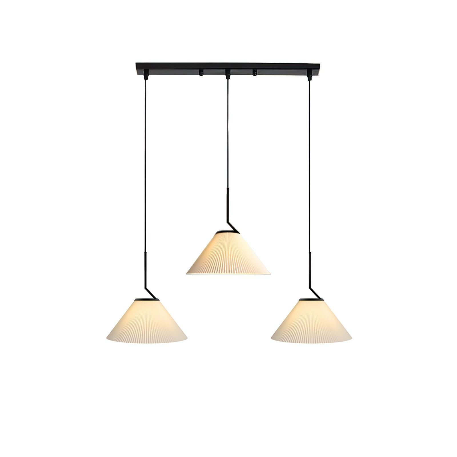Zoravine Pleierte Stoff-Anhängerlampe-Letslighting