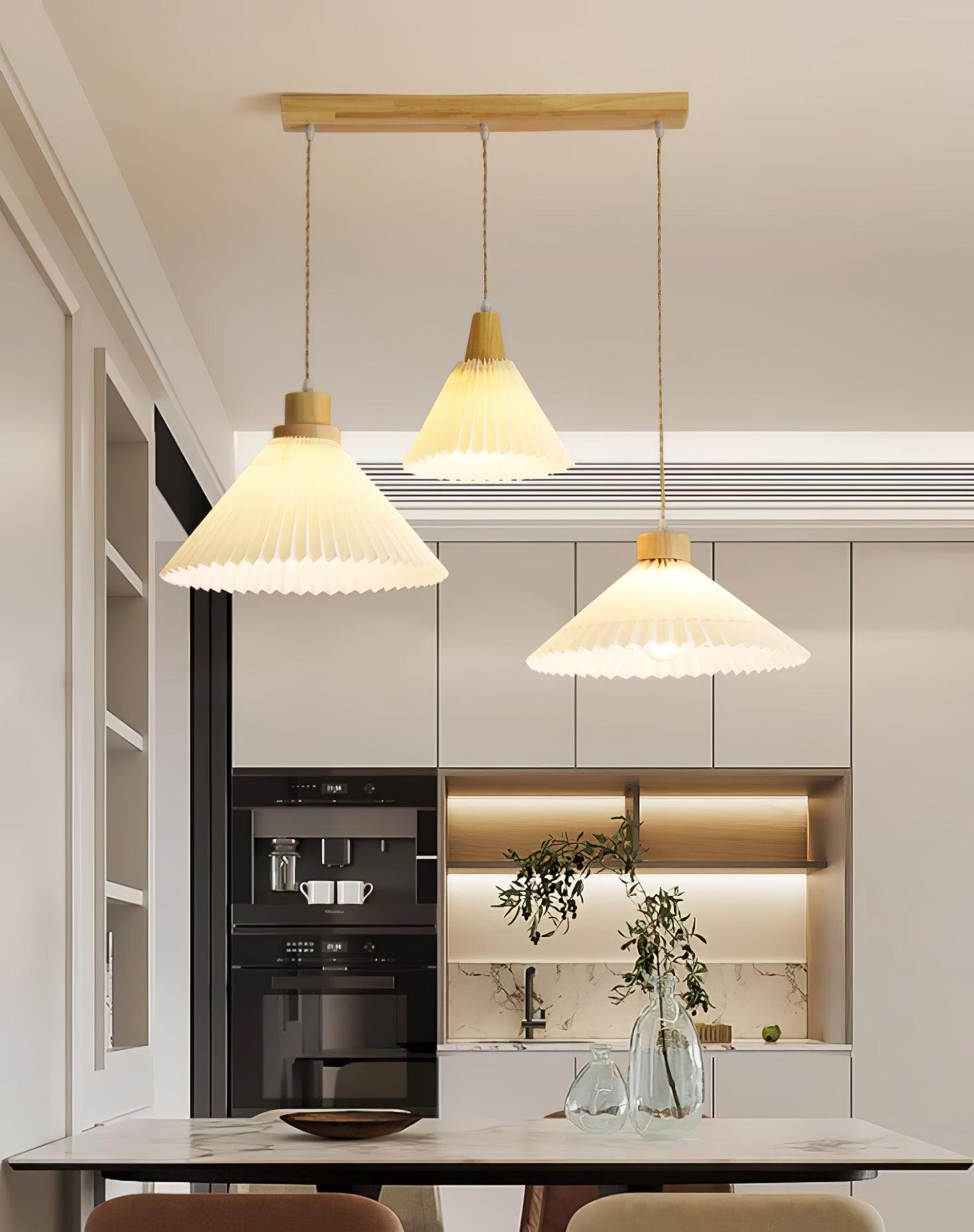 Flora Modern Holz Pendelleuchte Leuchte-Letslighting