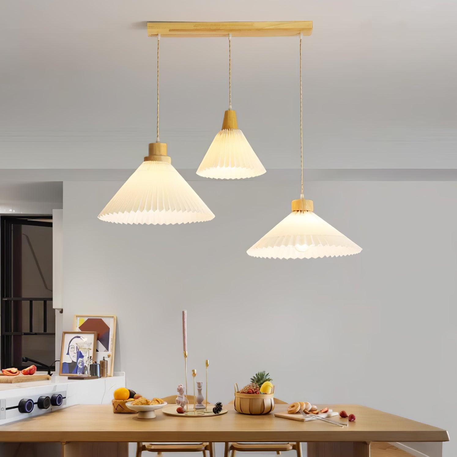 Flora Modern Holz Pendelleuchte Leuchte-Letslighting