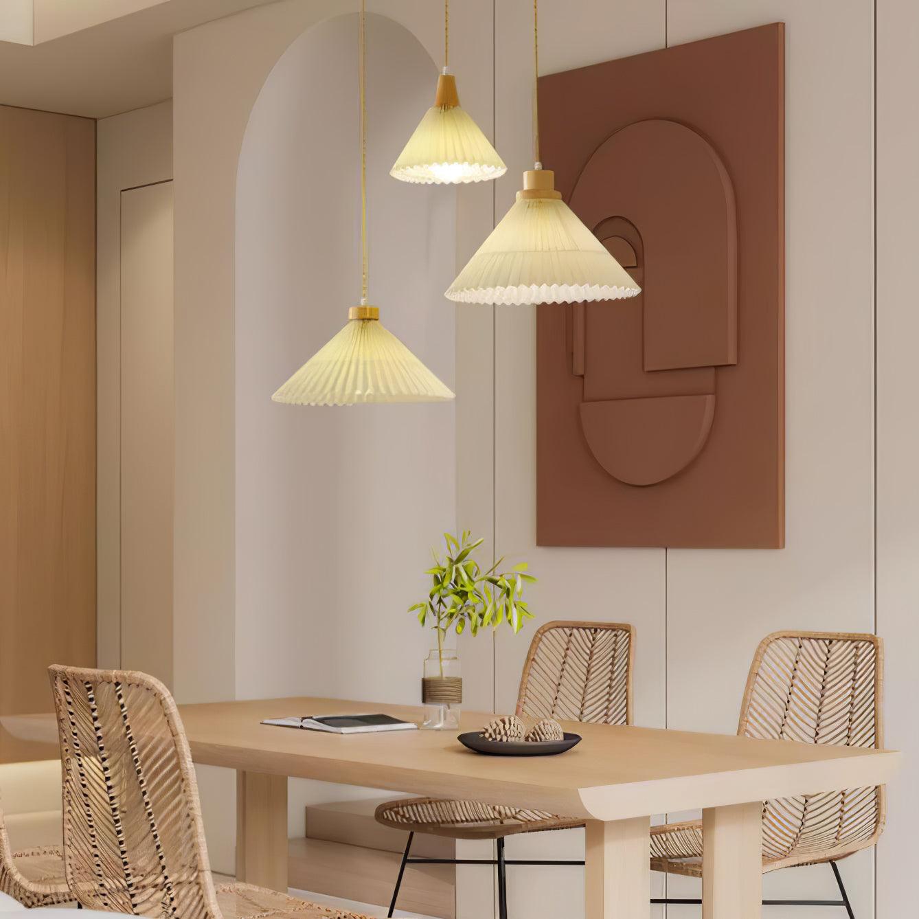 Flora Modern Holz Pendelleuchte Leuchte-Letslighting