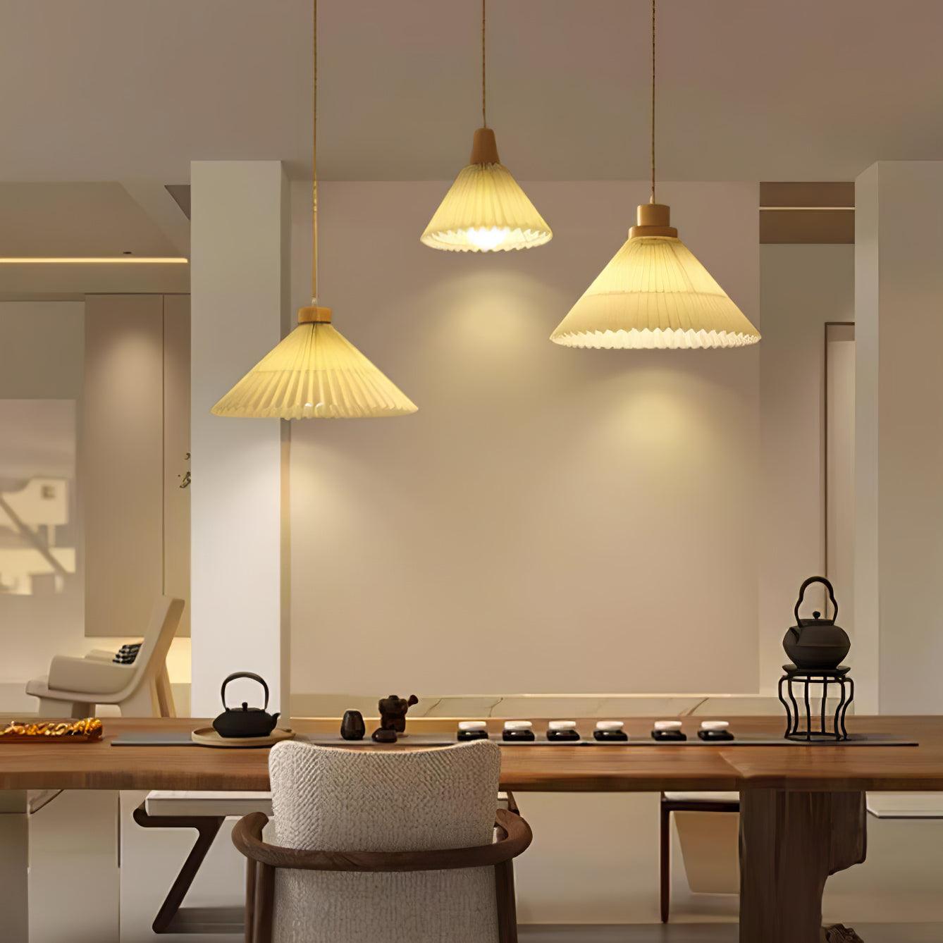 Flora Modern Holz Pendelleuchte Leuchte-Letslighting