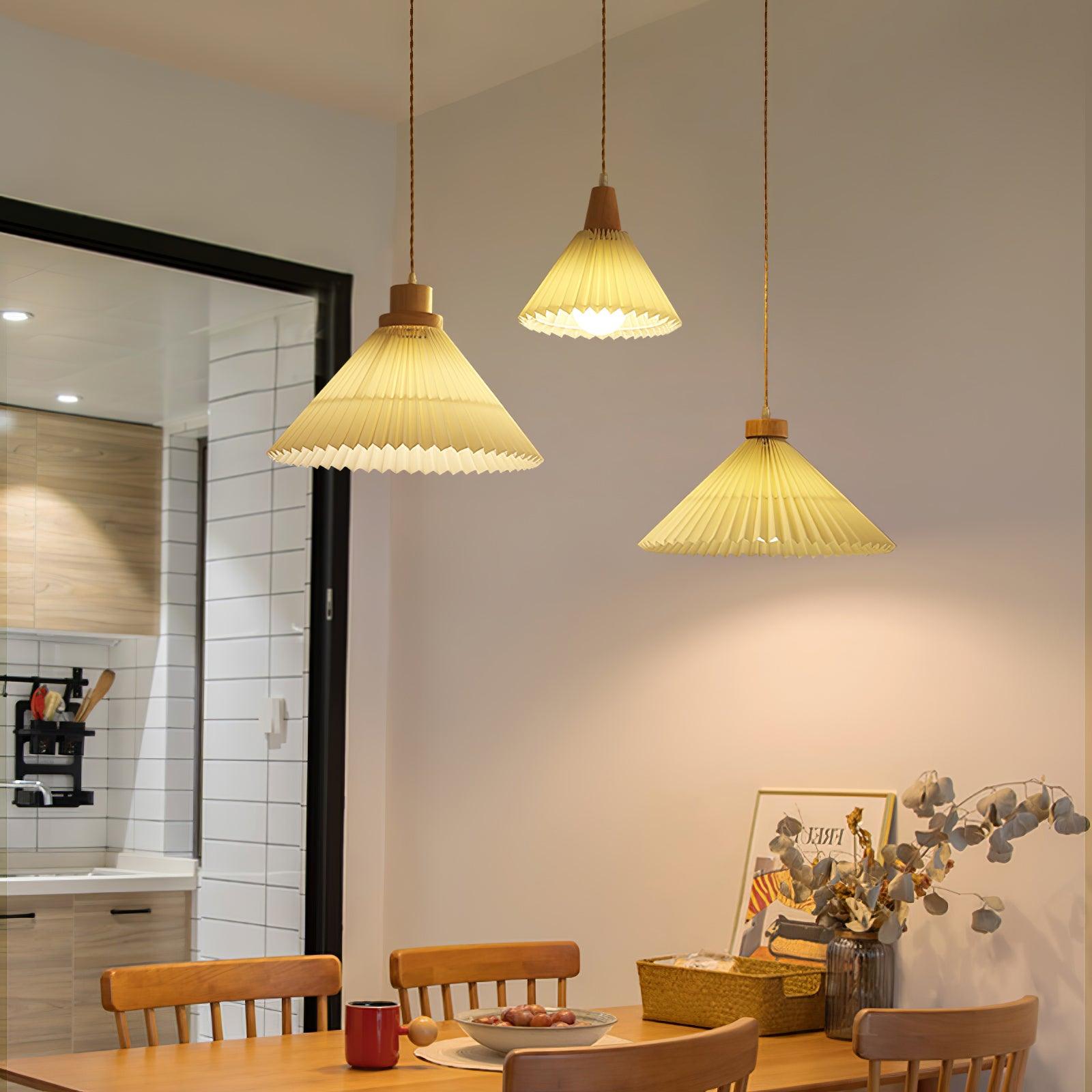 Flora Modern Holz Pendelleuchte Leuchte-Letslighting