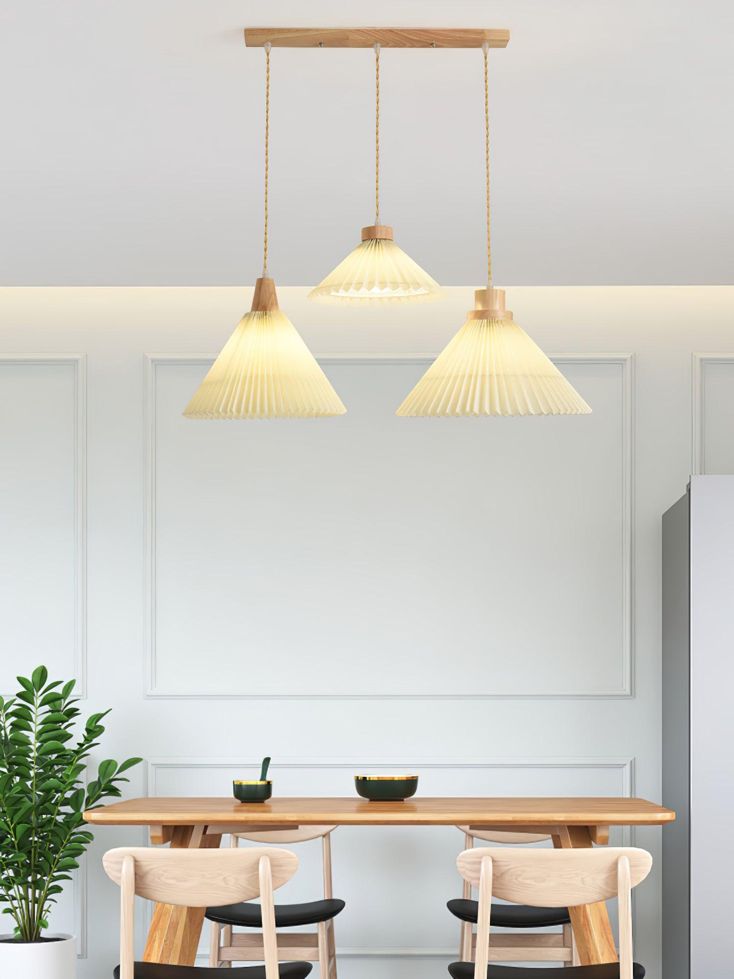 Flora Modern Holz Pendelleuchte Leuchte-Letslighting