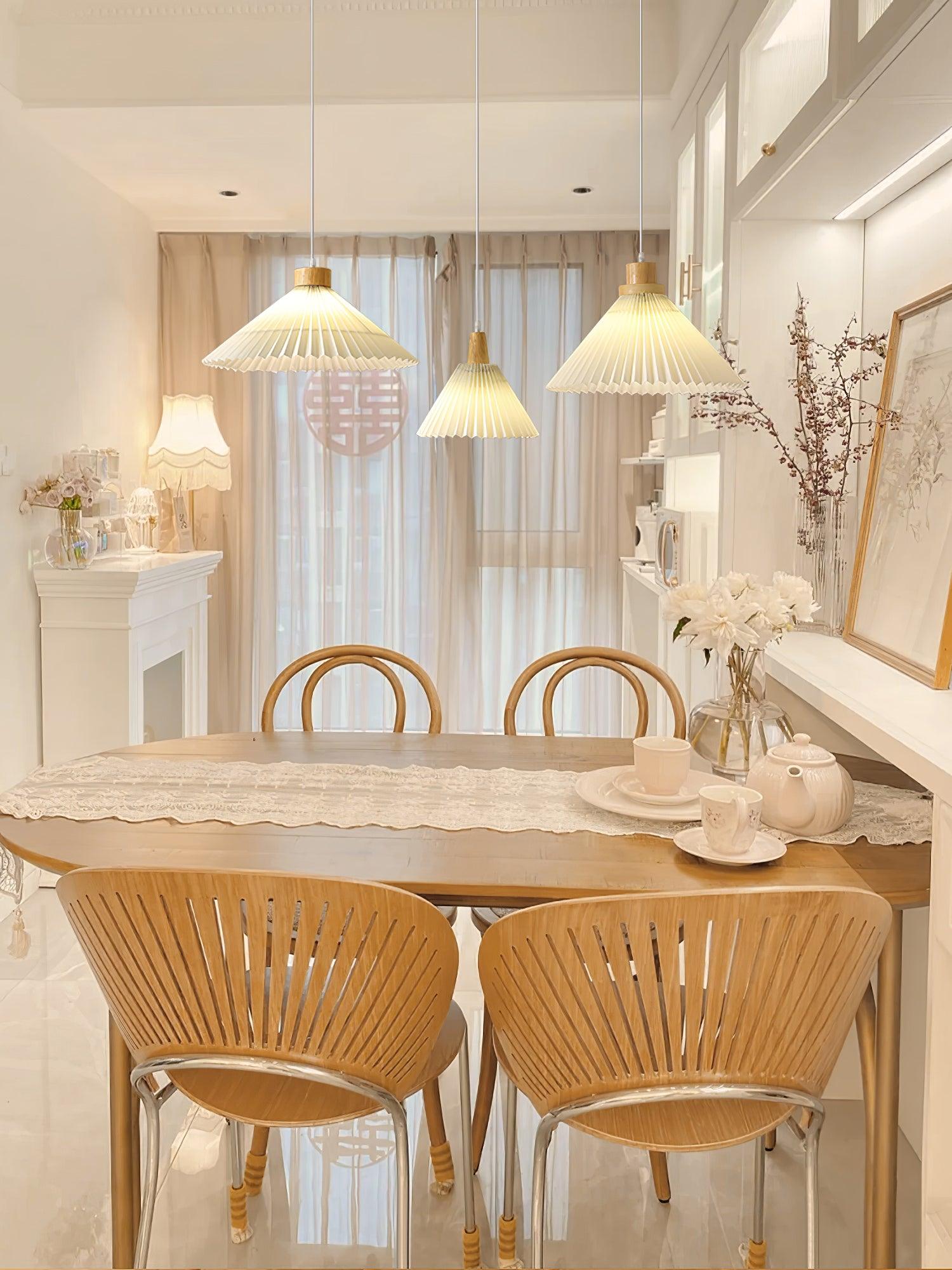 Flora Modern Holz Pendelleuchte Leuchte-Letslighting