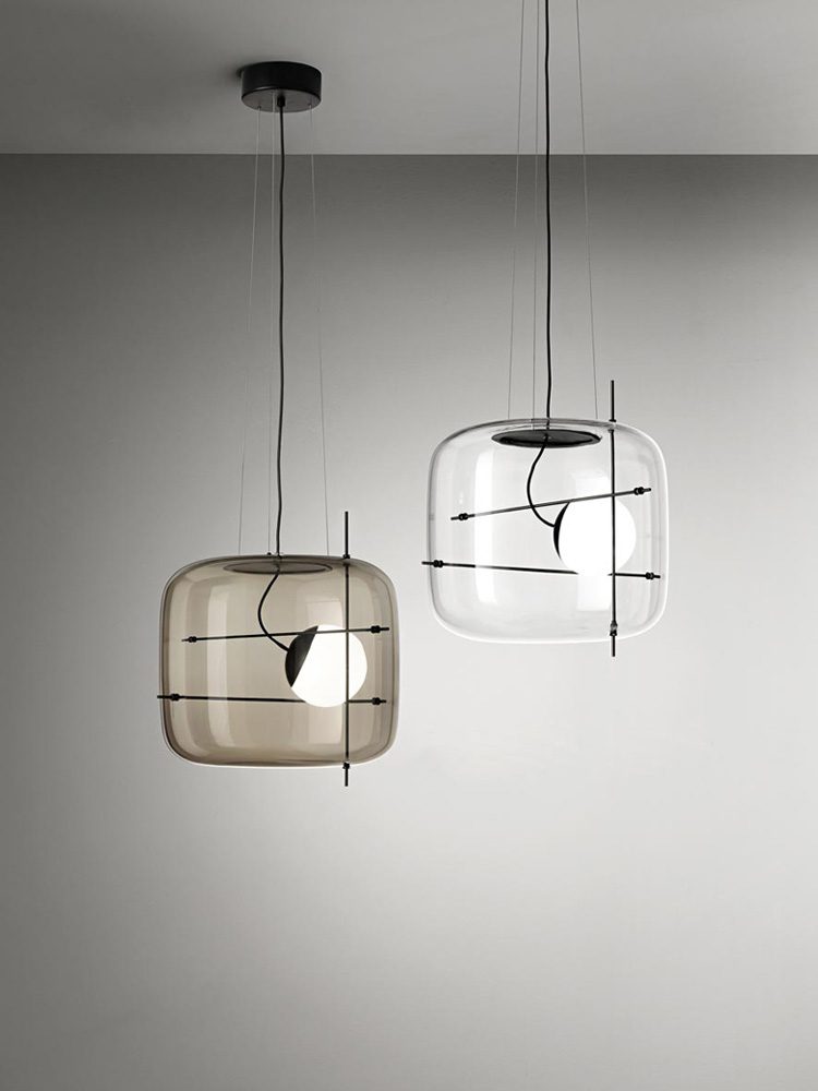 Lune Glas Zeitgemäß Pendelleuchte Leuchte-Letslighting