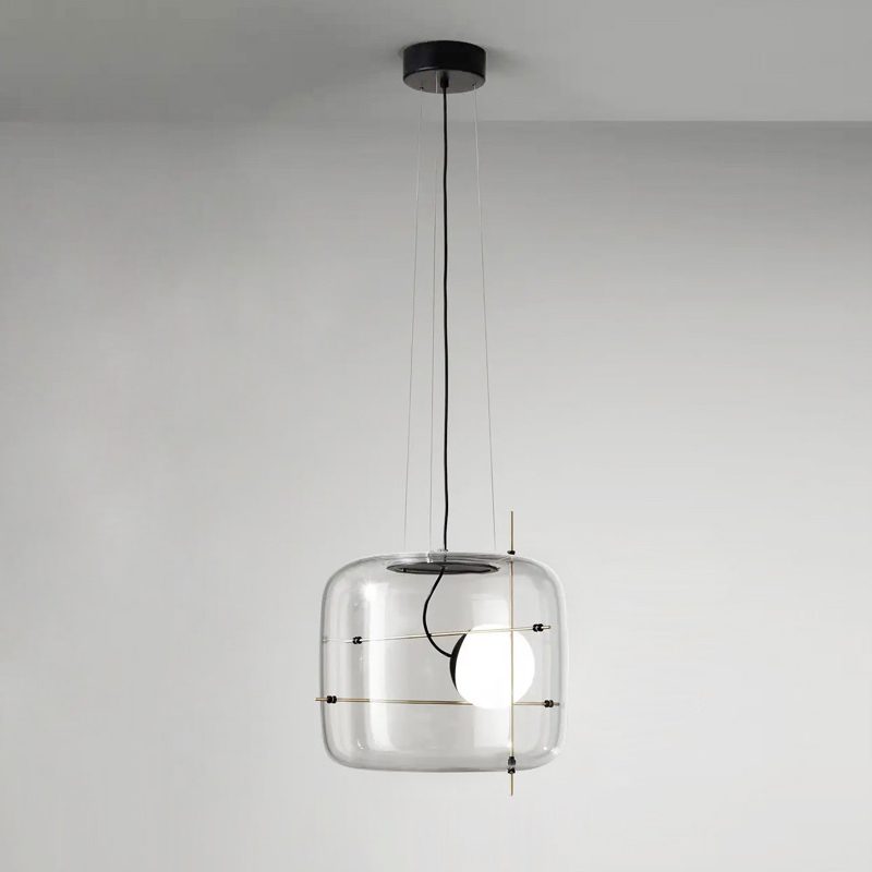 Lune Glas Zeitgemäß Pendelleuchte Leuchte-Letslighting
