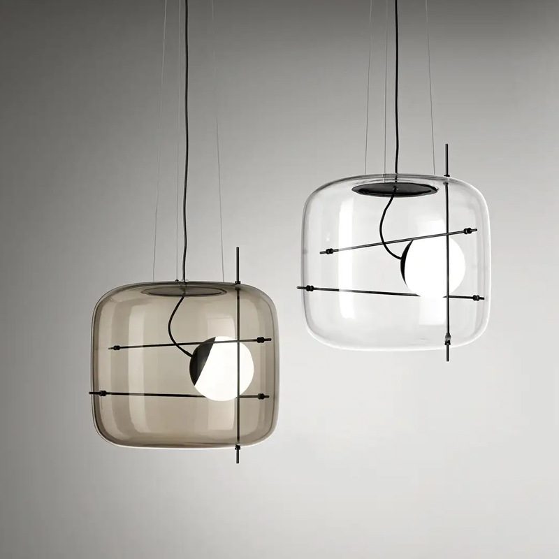 Lune Glas Zeitgemäß Pendelleuchte Leuchte-Letslighting