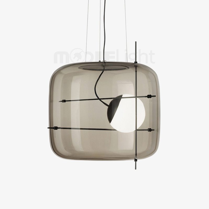 Lune Glas Zeitgemäß Pendelleuchte Leuchte-Letslighting