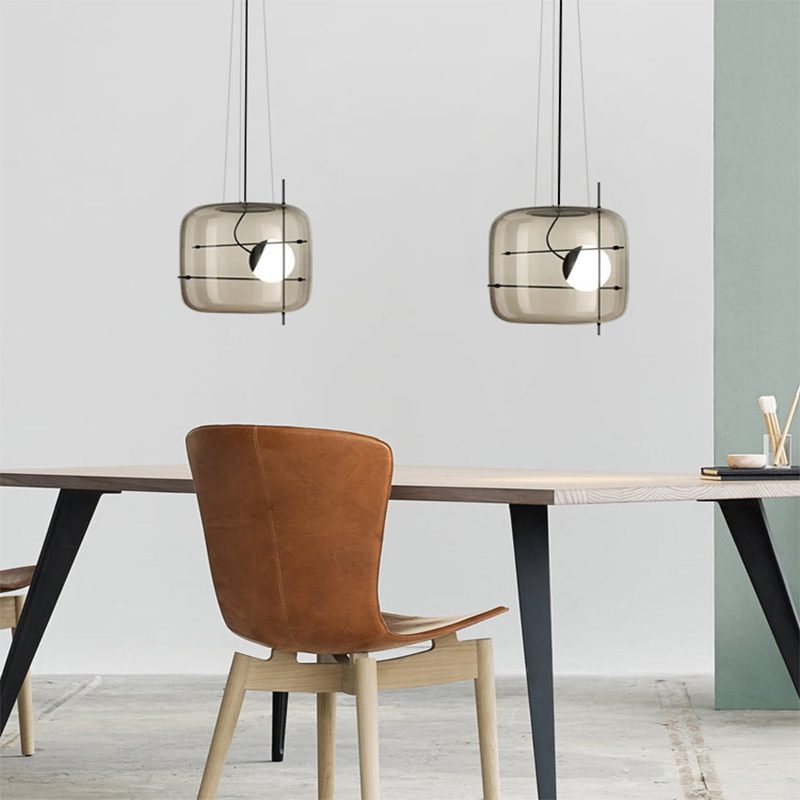 Lune Glas Zeitgemäß Pendelleuchte Leuchte-Letslighting