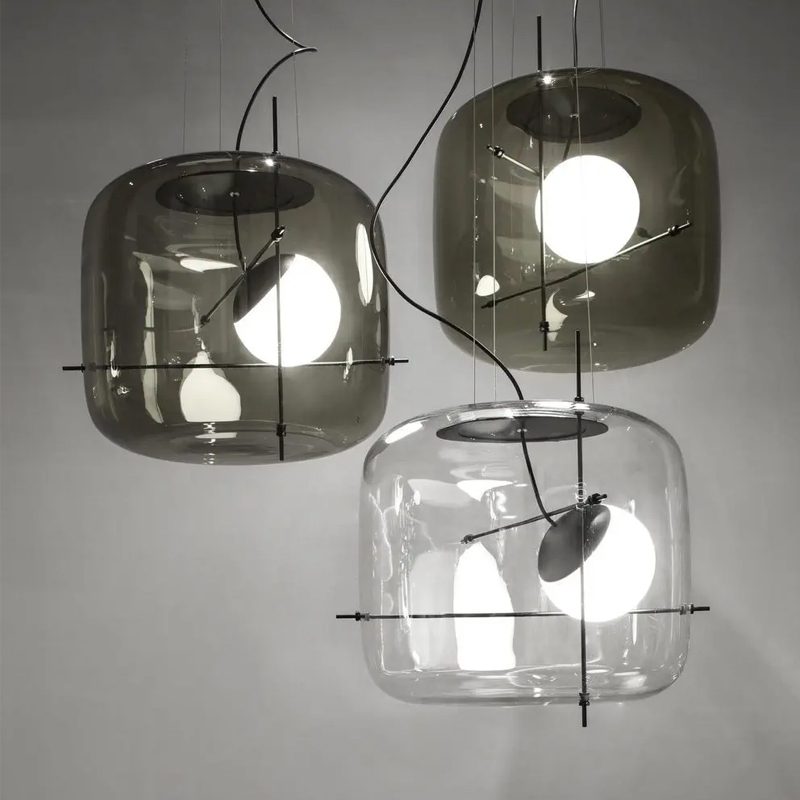 Lune Glas Zeitgemäß Pendelleuchte Leuchte-Letslighting