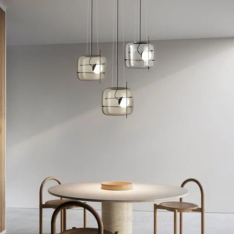 Lune Glas Zeitgemäß Pendelleuchte Leuchte-Letslighting