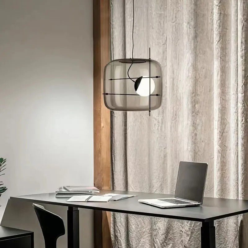 Lune Glas Zeitgemäß Pendelleuchte Leuchte-Letslighting