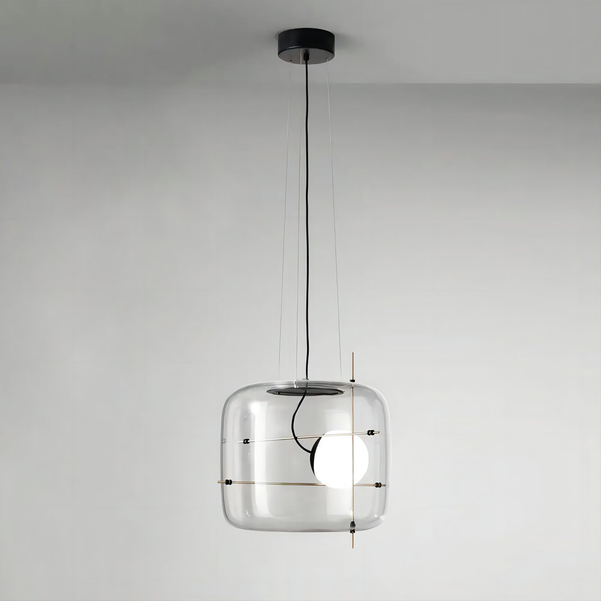 Lune Glas Zeitgemäß Pendelleuchte Leuchte-Letslighting