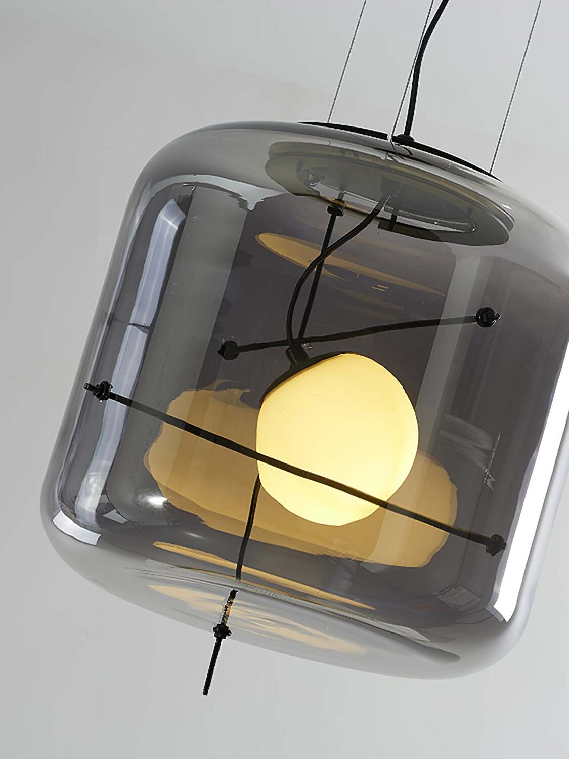 Lune Glas Zeitgemäß Pendelleuchte Leuchte-Letslighting