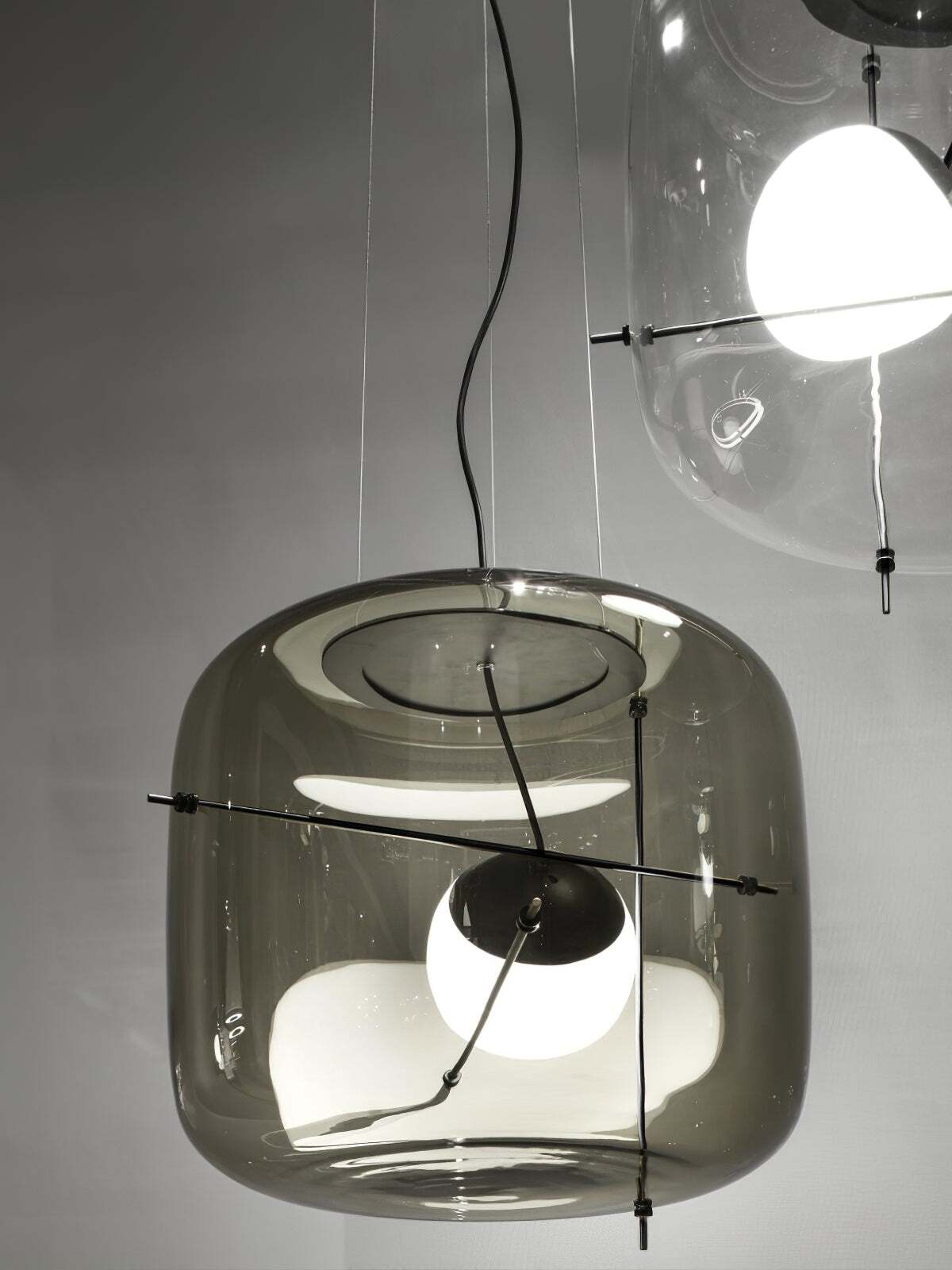 Lune Glas Zeitgemäß Pendelleuchte Leuchte-Letslighting
