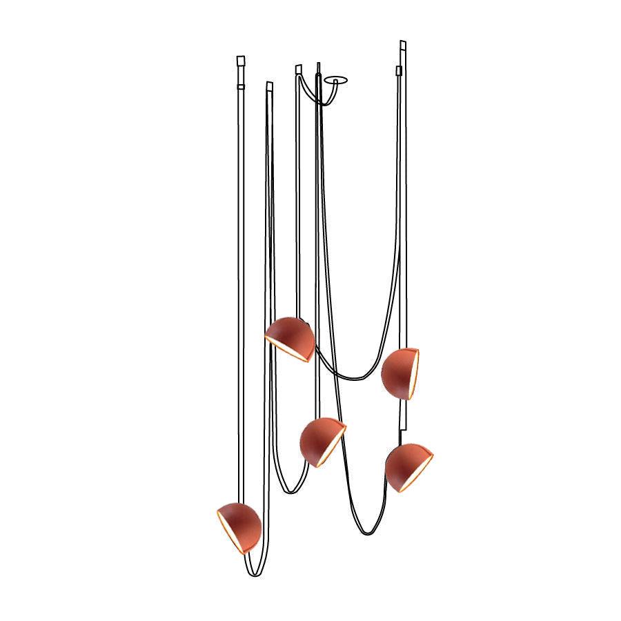 Belts Combination Leather Pendant Light - Blowlighting