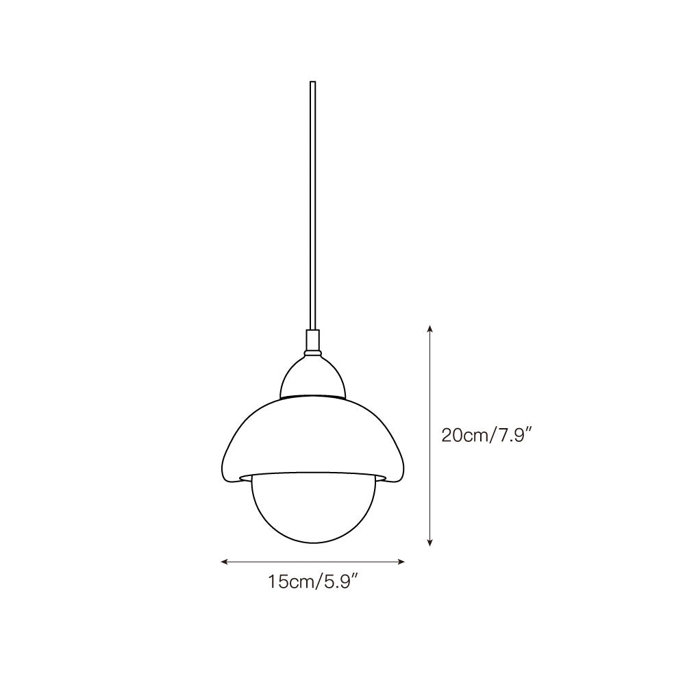 Vilaeisra Modern Minimalist Wooden Marble Pendant Lamp - Letslighting