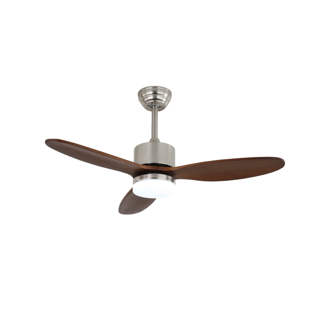 Elara Minimalistische Holz-Deckenventilatorleuchte