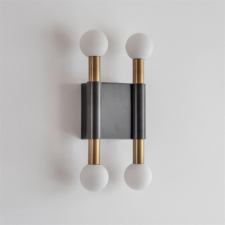 Vomaria Minimalistische Wandleuchte aus Messing-Letslighting