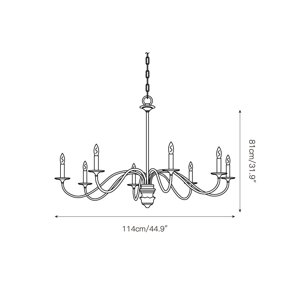 Usolila Vintage Industrieller Hügel Kronleuchter-Letslighting