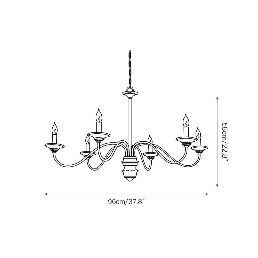 Usolila Vintage Industrieller Hügel Kronleuchter-Letslighting