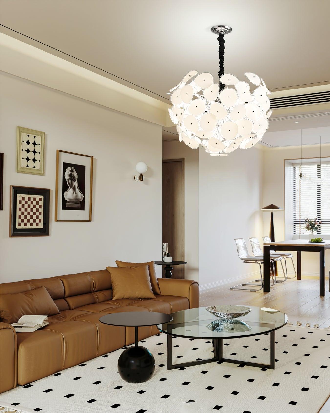 Orcariol Futuristischer Glasleuchter-Letslighting